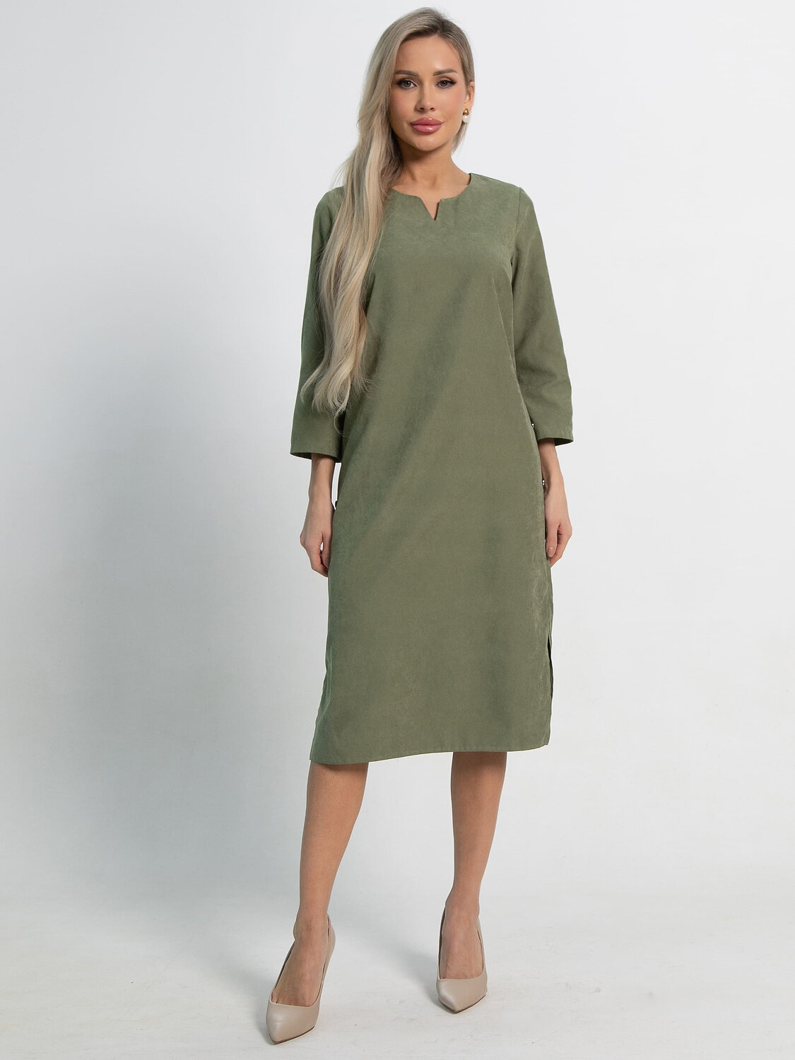 LT Collection Платье 582702 П15179-4М оливковый