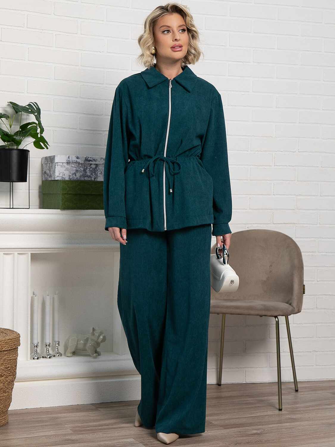 LT Collection Костюм 582704 К15191-30М зеленый