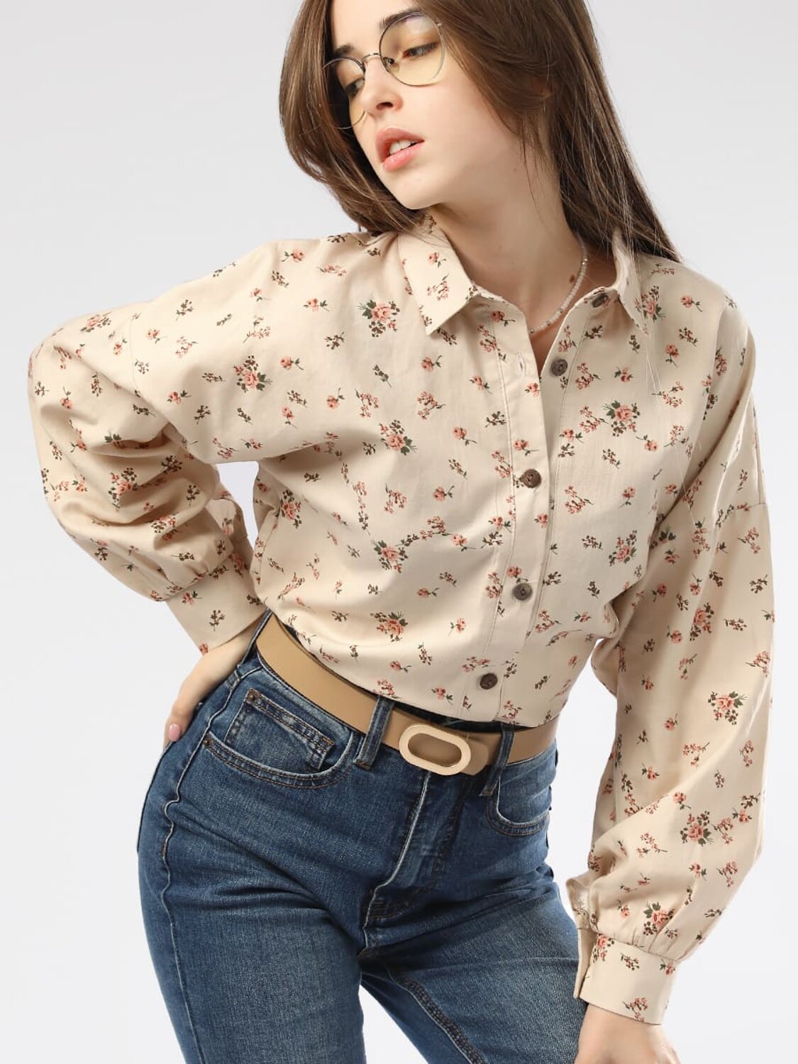 Соль&Перец Блузка 582728 SP1025 бежевый