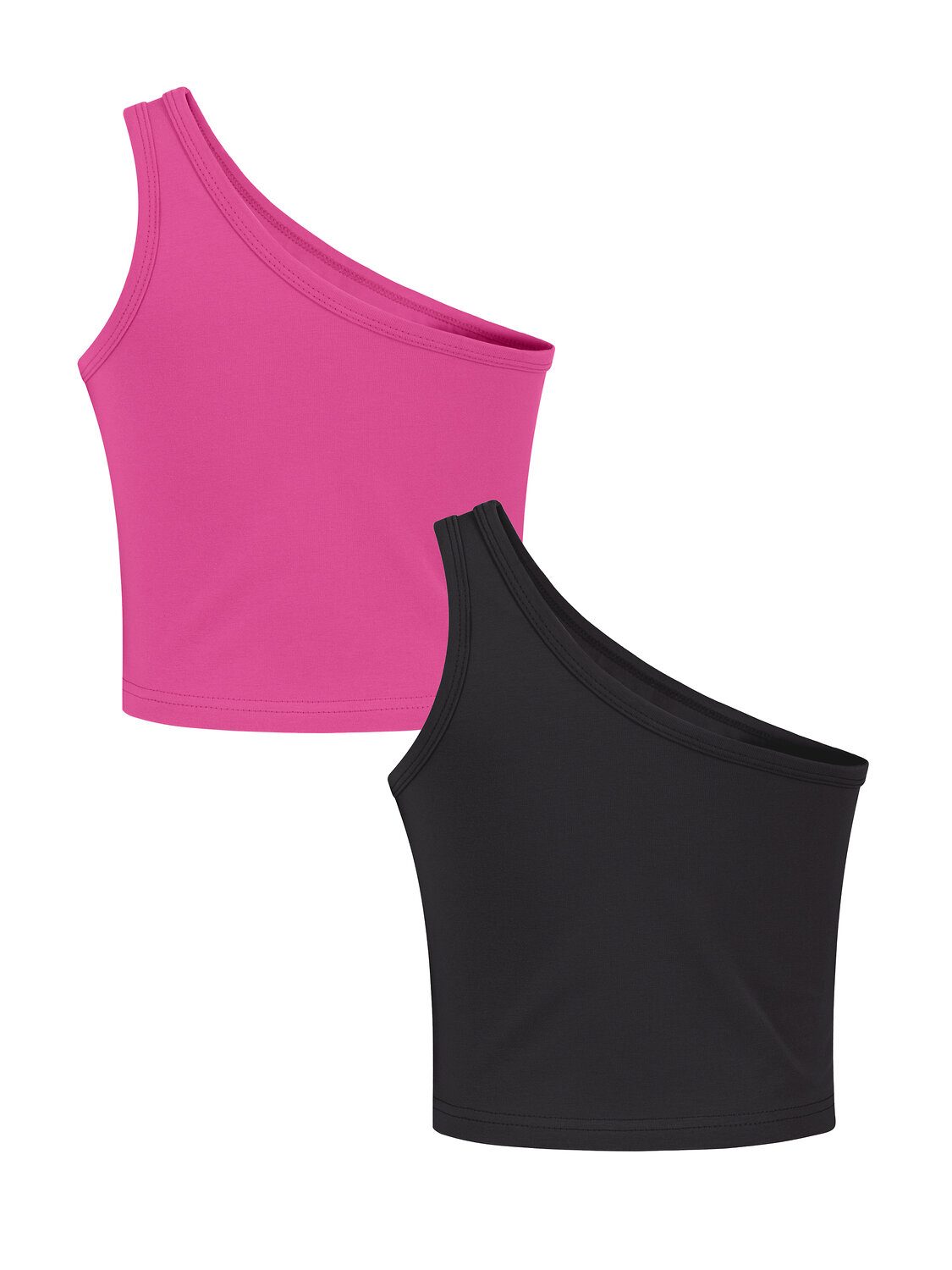 Апрель Топ 582729 2ДНМ5727804 черный+ярко-розовый