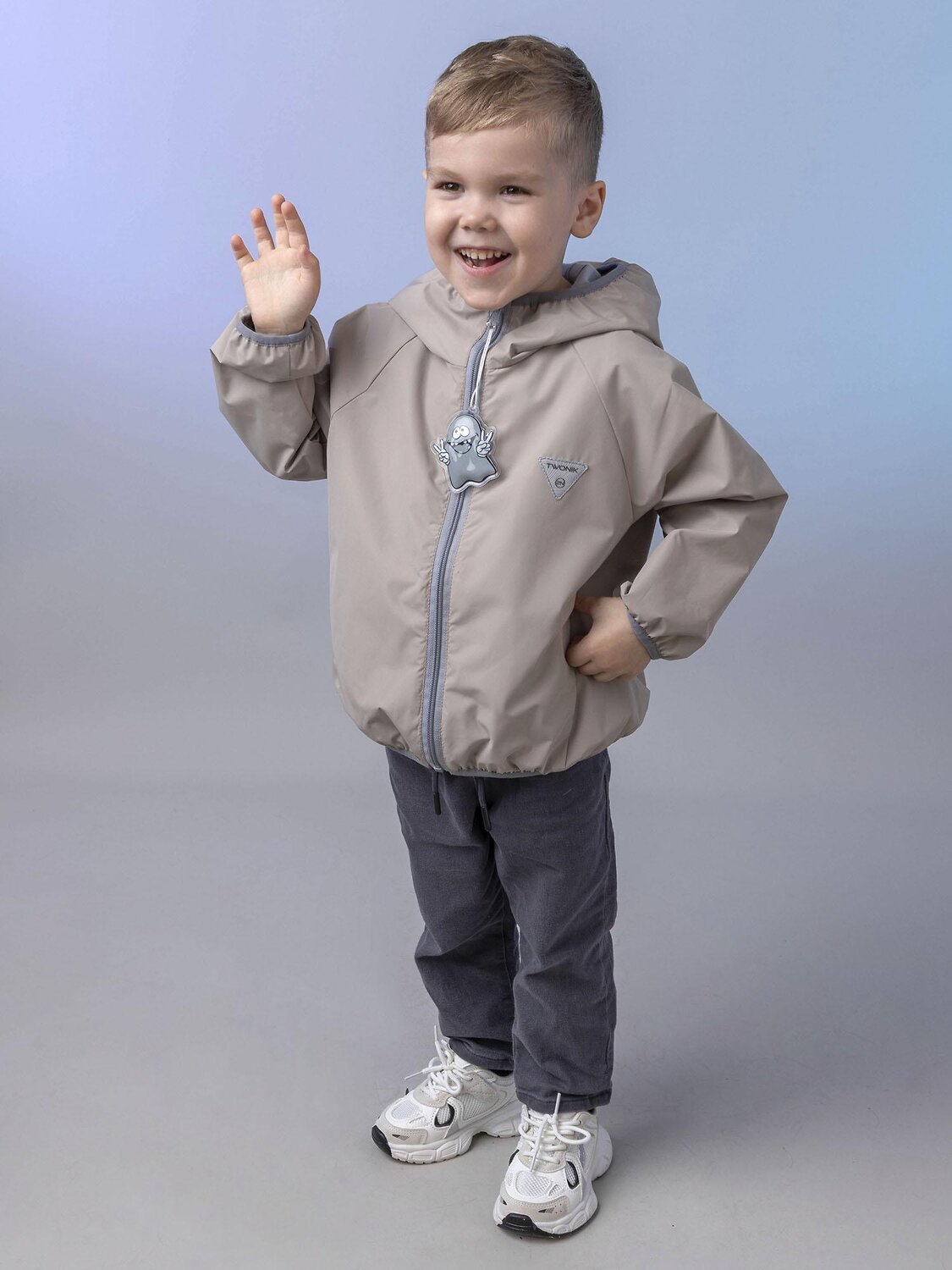 BATIK Ветровка 582744 0277-26в-4 Серебристо-серый