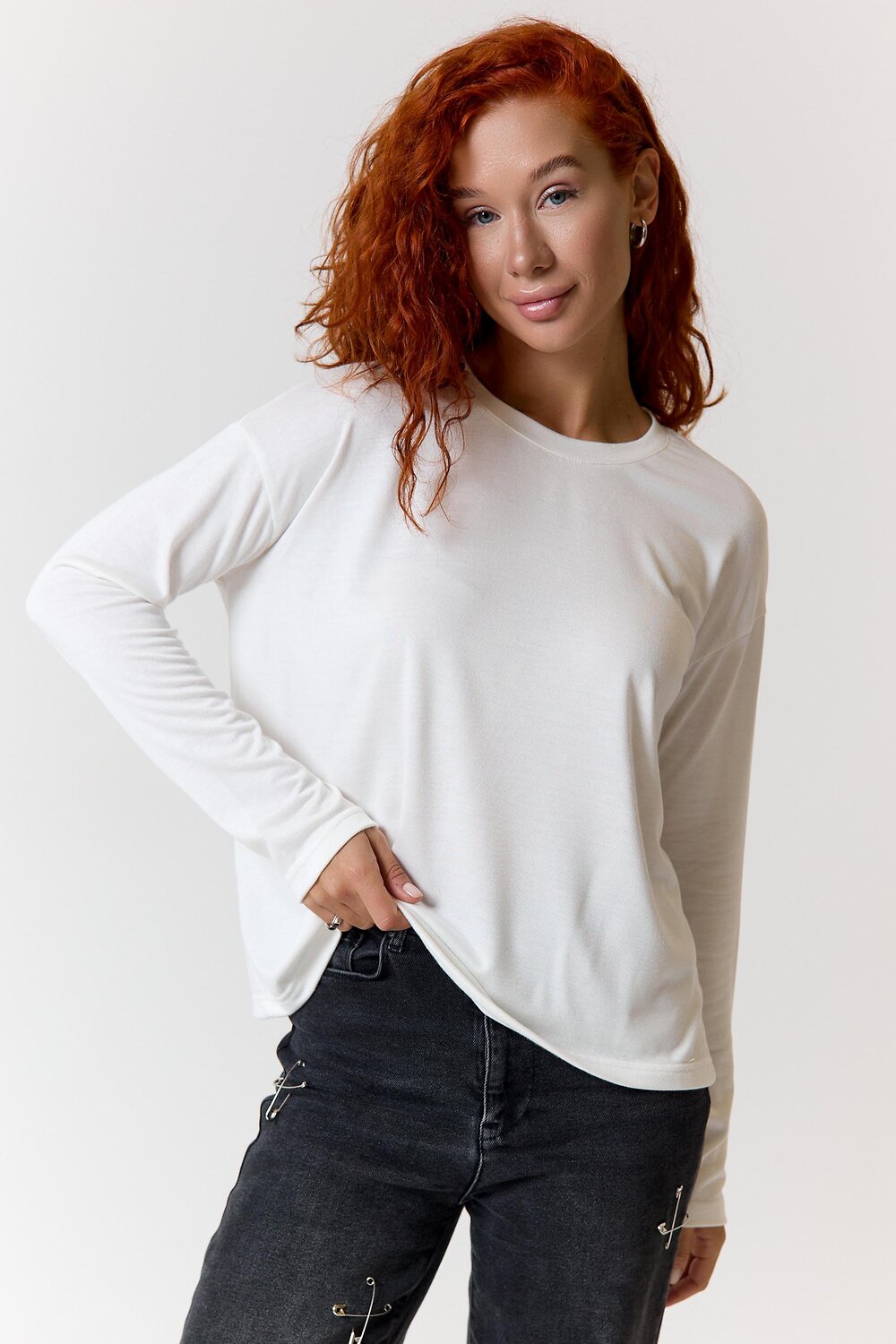 Lika Dress Лонгслив 582757 10636 Молочный