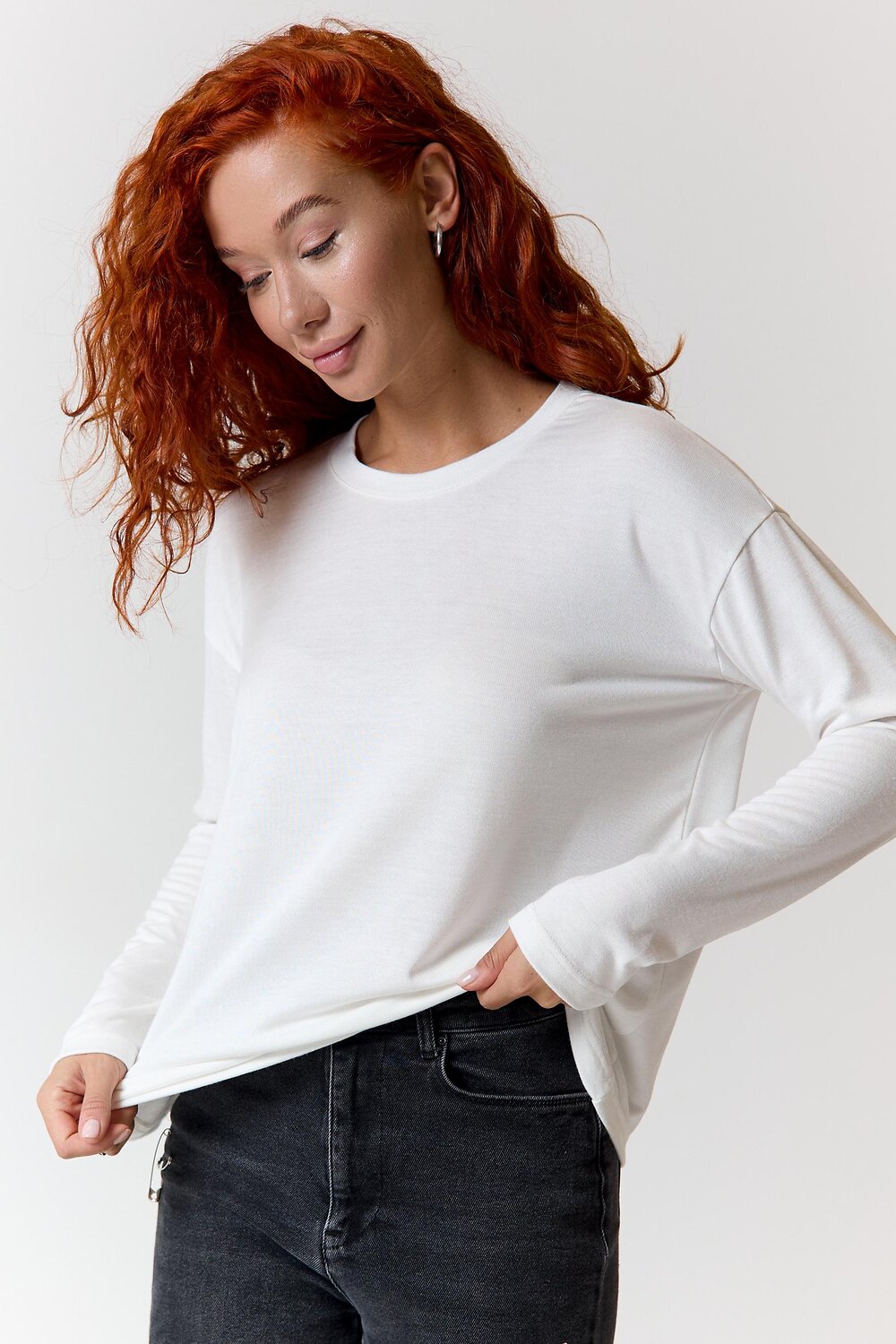 Lika Dress Лонгслив 582757 10636 Молочный