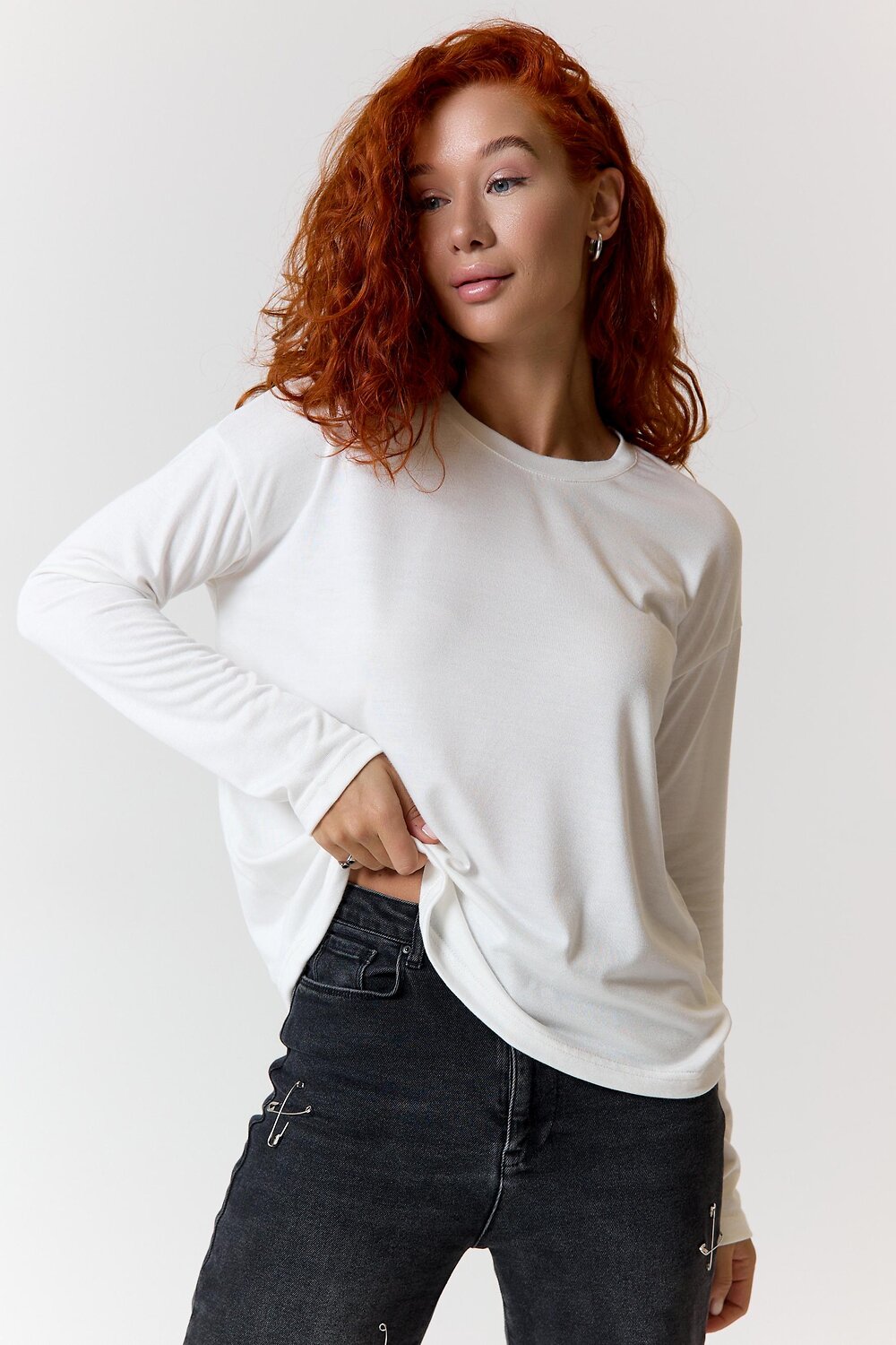 Lika Dress Лонгслив 582757 10636 Молочный