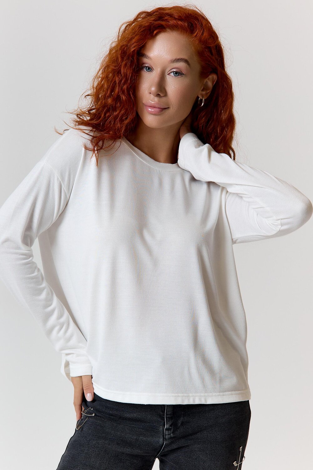 Lika Dress Лонгслив 582757 10636 Молочный