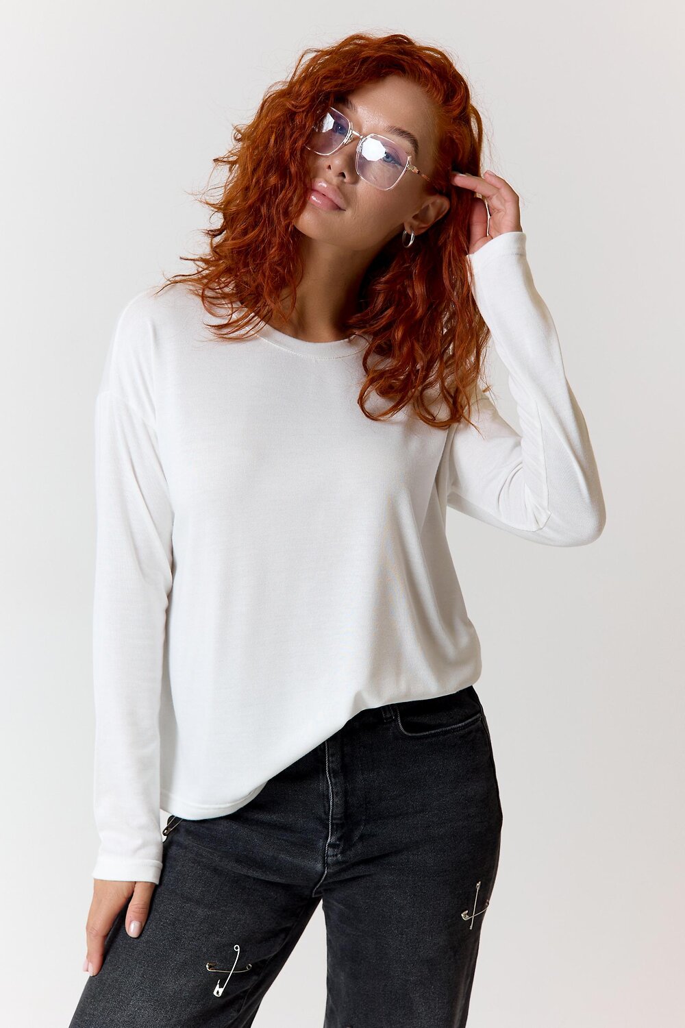 Lika Dress Лонгслив 582757 10636 Молочный