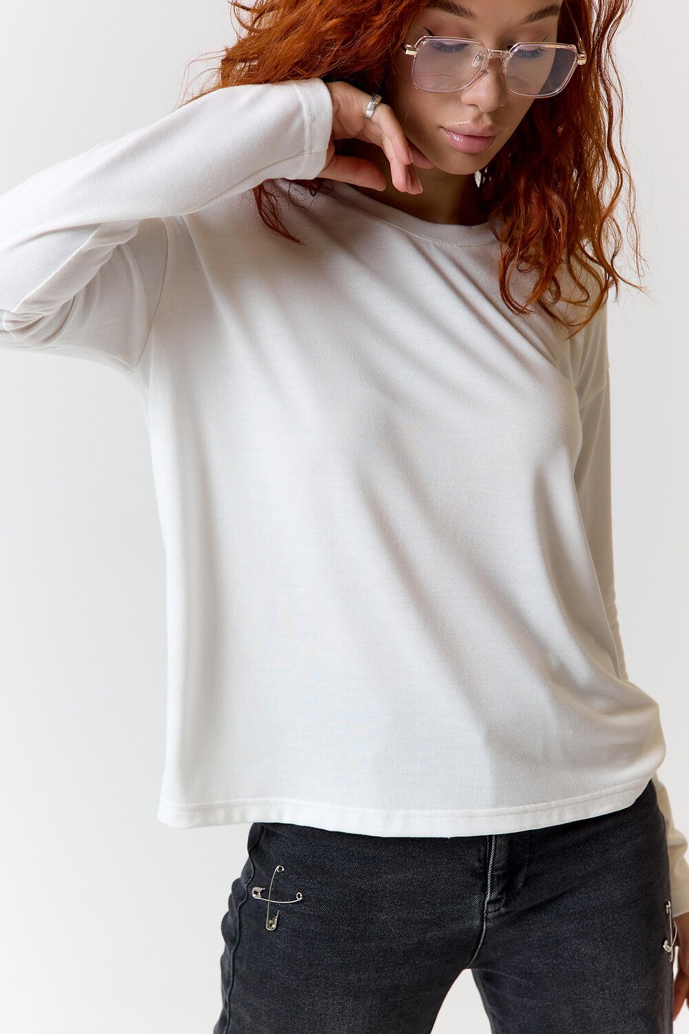 Lika Dress Лонгслив 582757 10636 Молочный