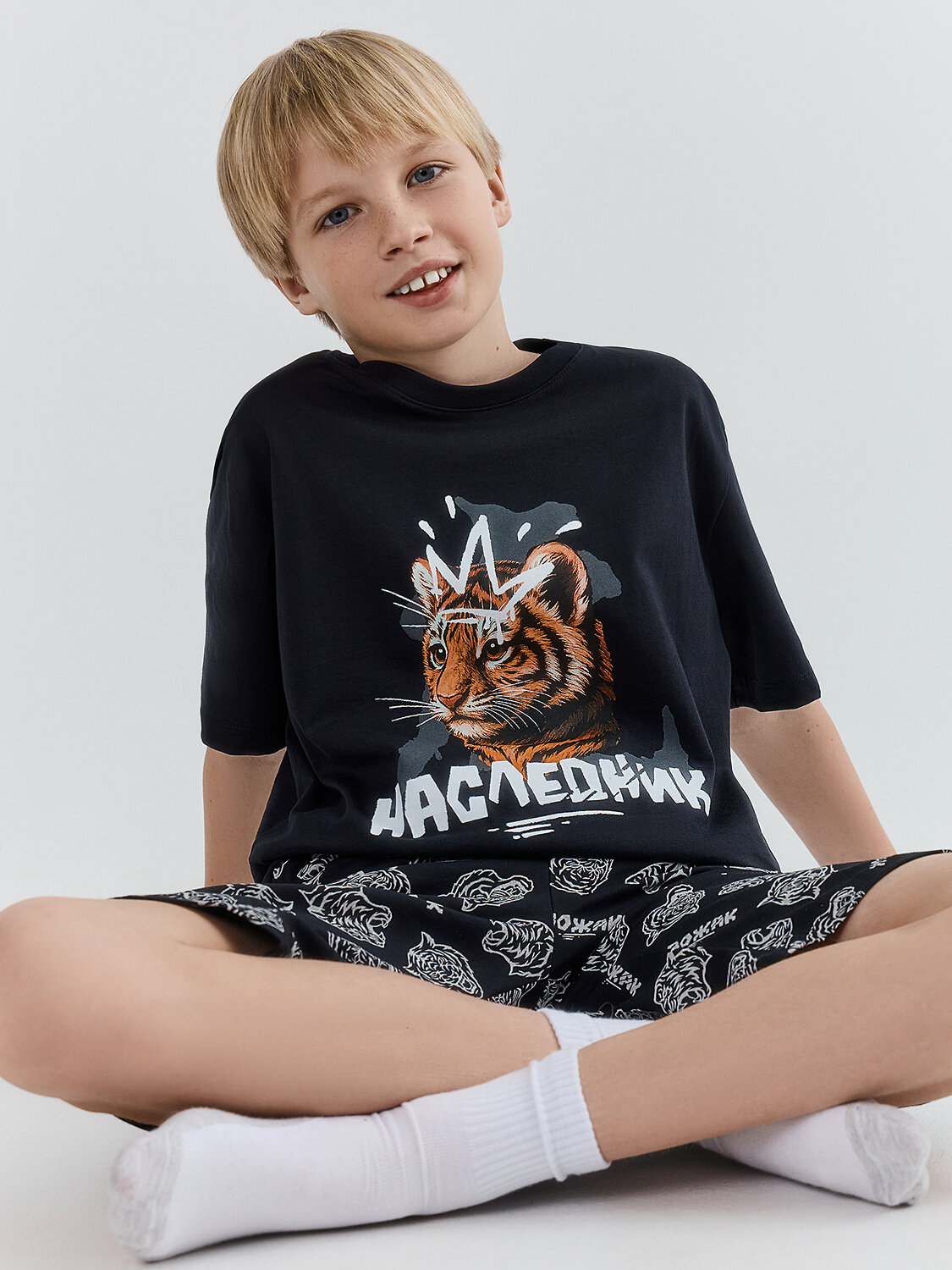 MARK FORMELLE Комплект 582778 563327 черный +тигры на черном