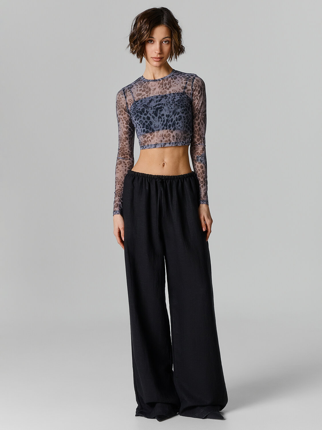 MARK FORMELLE Лонгслив 582786 302495 серый гепард