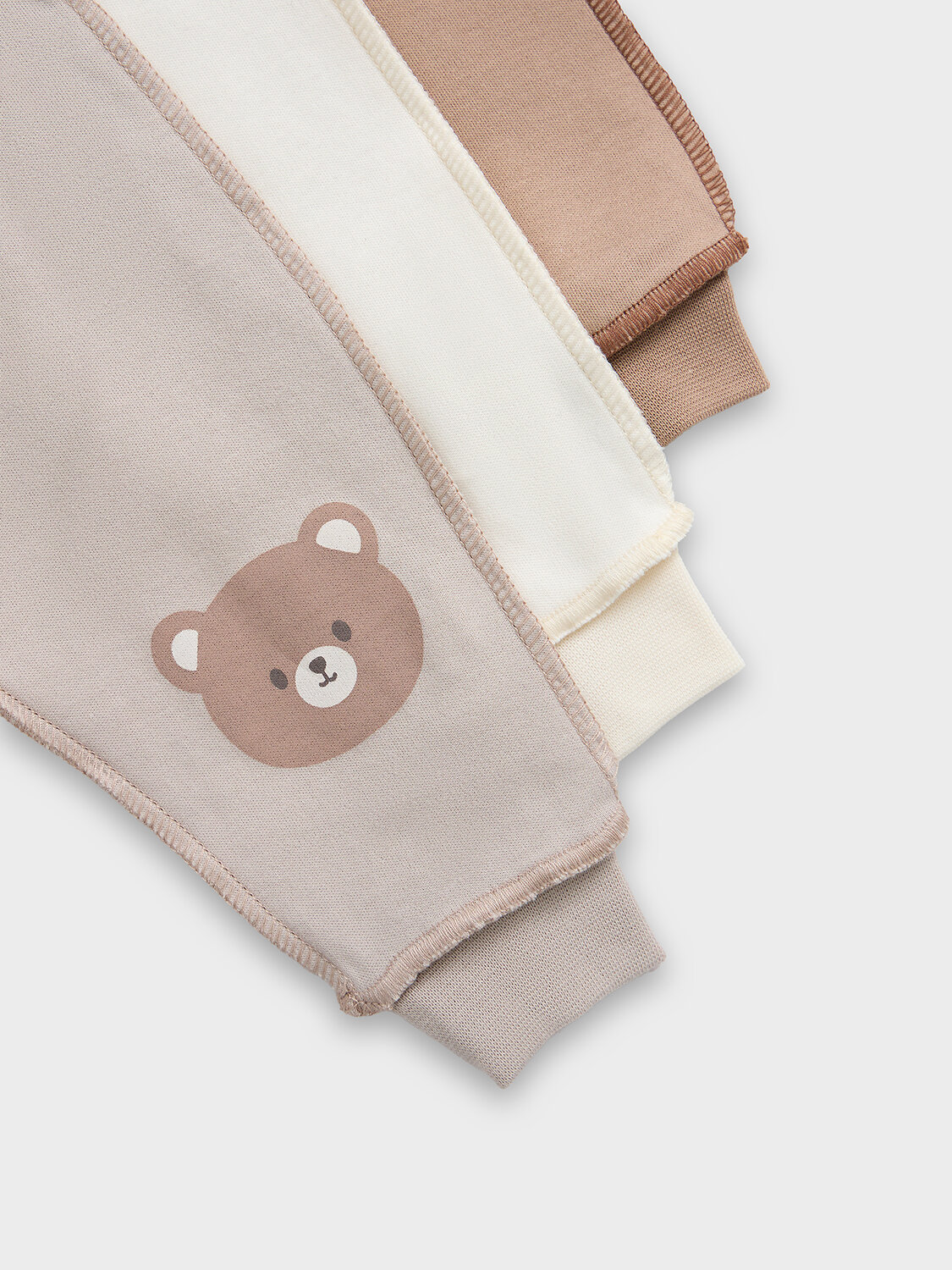 MARK FORMELLE Ползунки 582791 85113-1-3 молочный +серо-коричневый +бежевый +печать