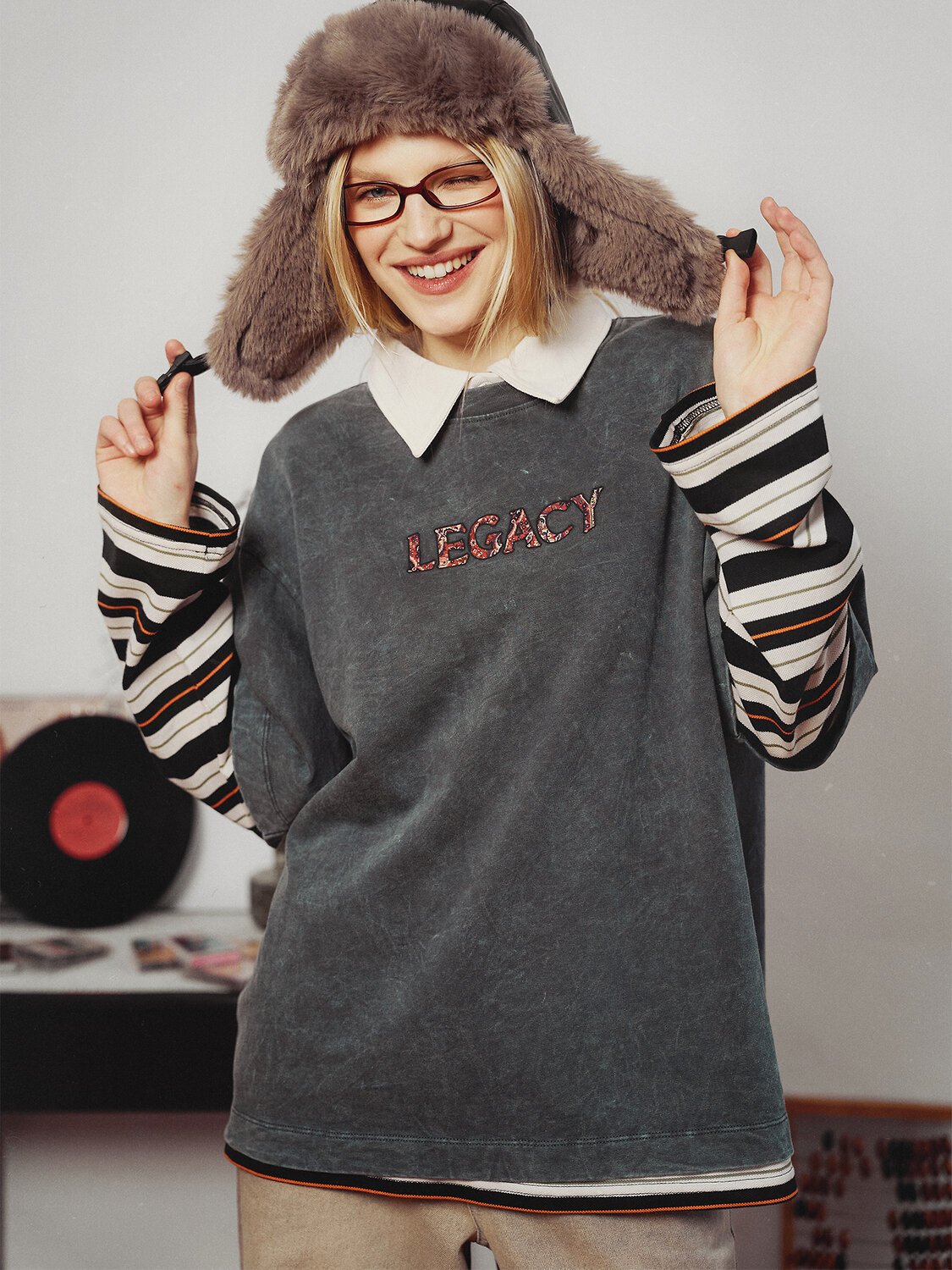 MARK FORMELLE Футболка 582835 112961 ACID WASH графит +печать