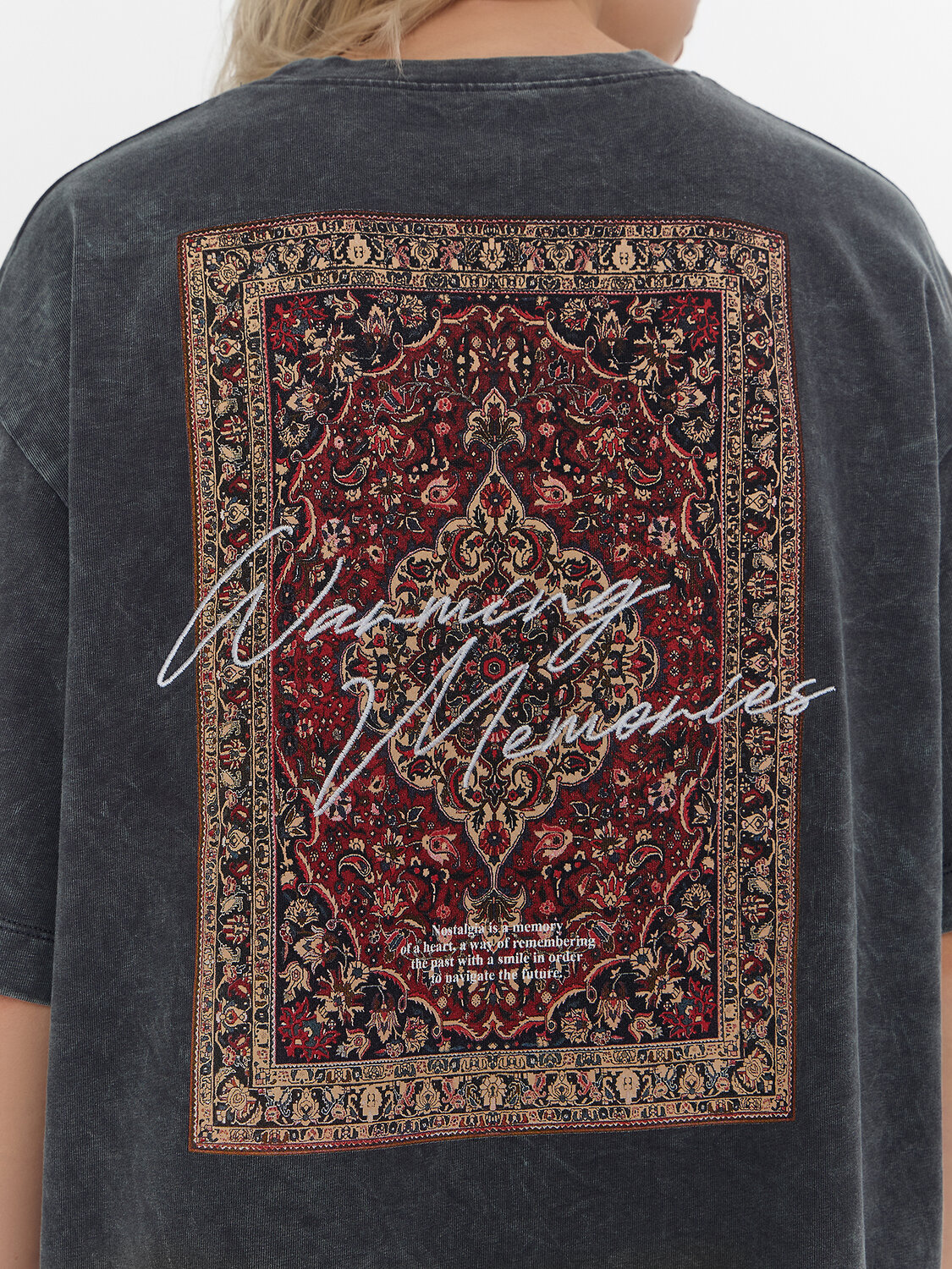 MARK FORMELLE Футболка 582835 112961 ACID WASH графит +печать