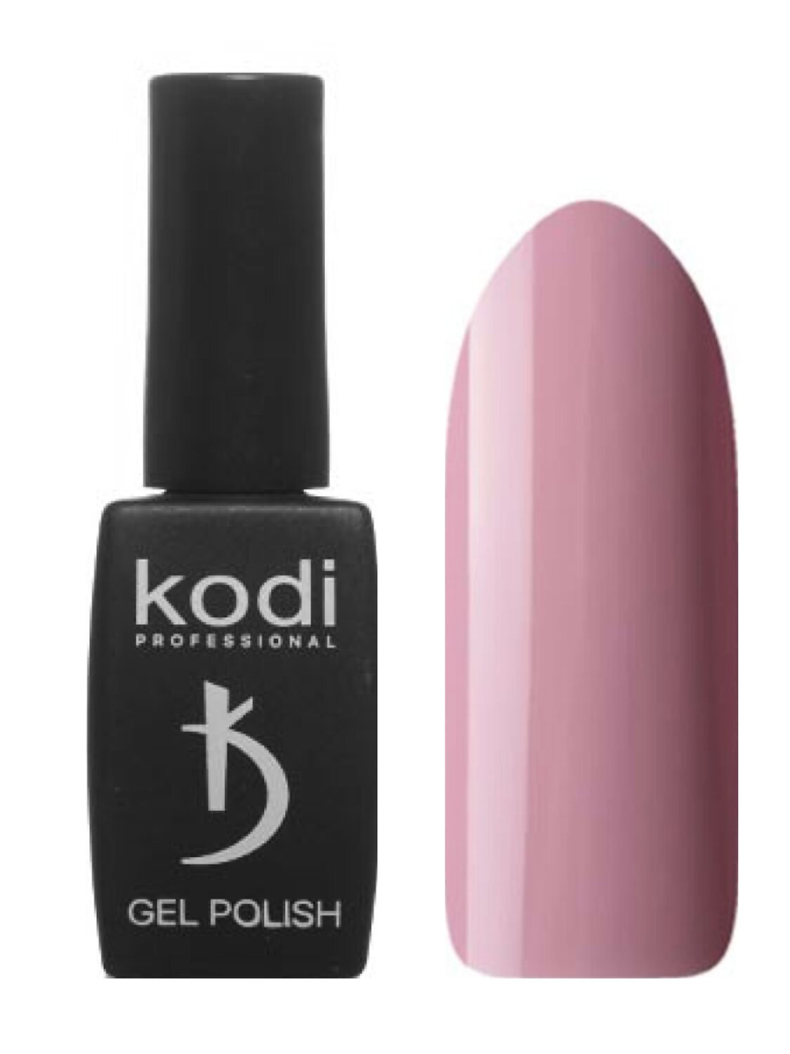 Kodi Гель-лак для ногтей 70 CN, приглушенный бежево-розовый, без перламутра и блесток, плотный, 8 мл 582841 11860 