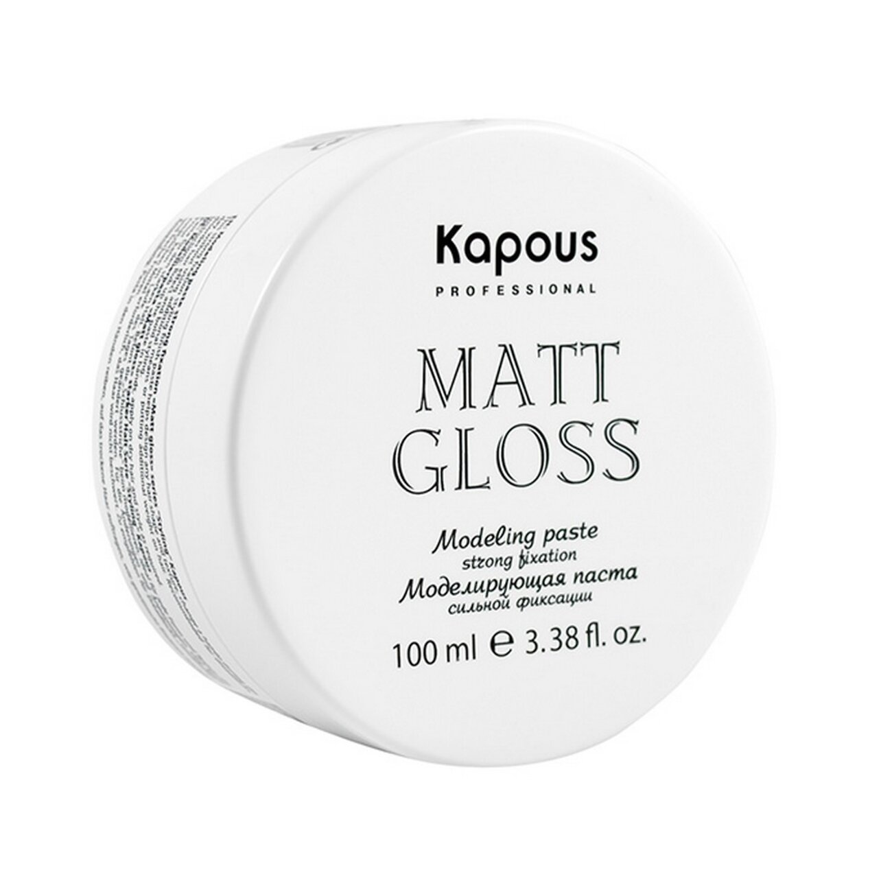 Kapous Моделирующая паста для волос сильной фиксации «Matt Gloss» 100 мл 582876 6855 