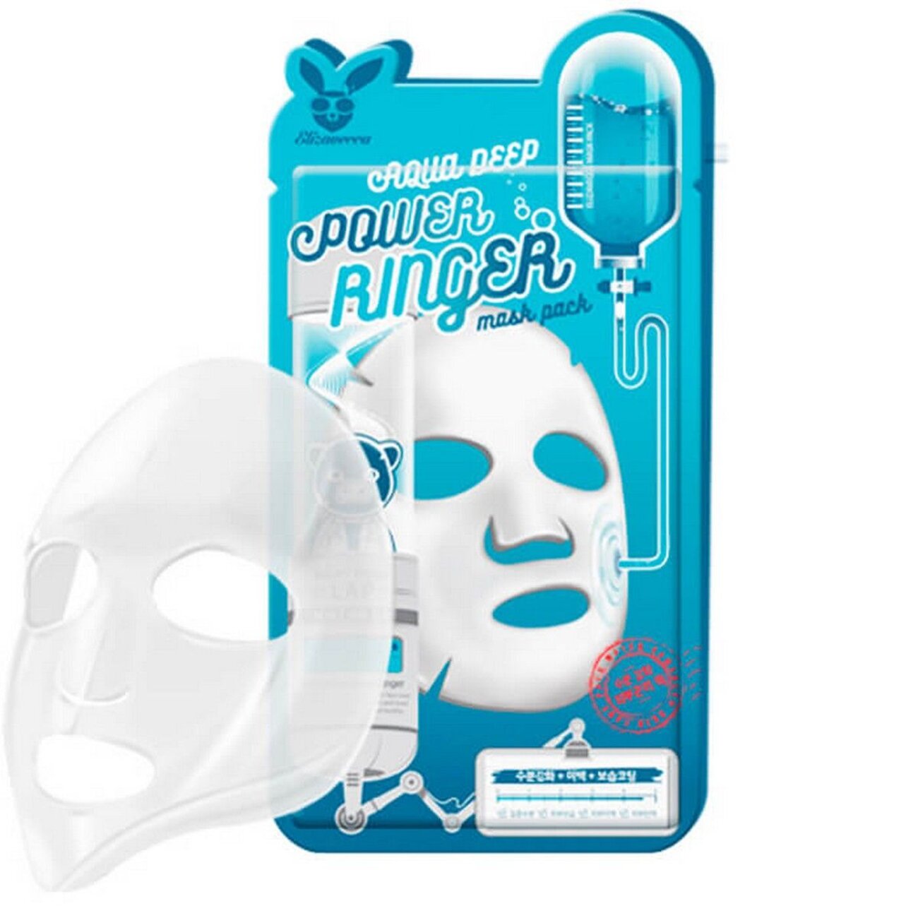 Elizavecca Увлажняющая тканевая маска с увлажняющим фактором / Aqua Deep Power Ringer Mask Pack, 23 мл 582889 14935 