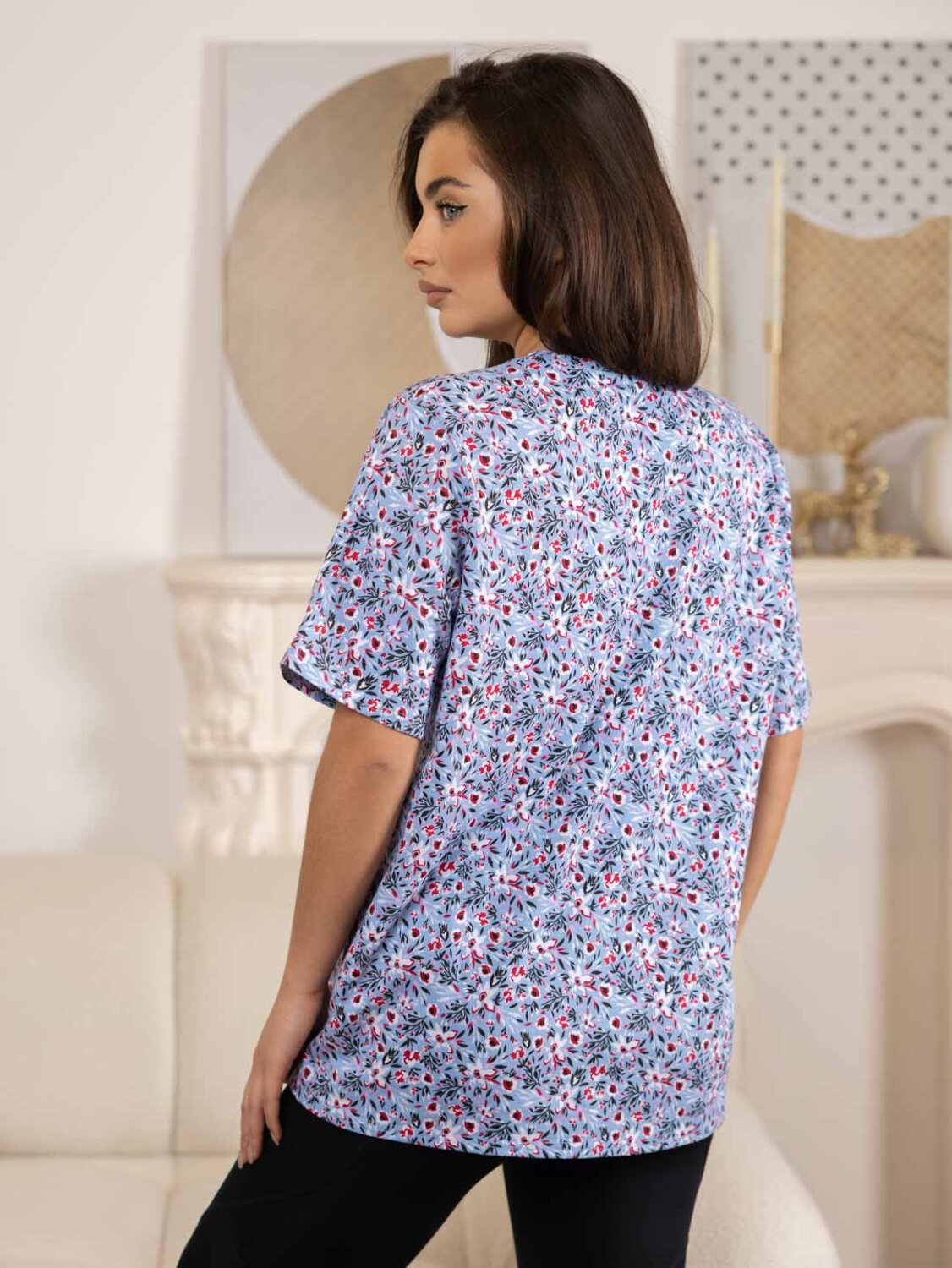 Текс-плюс Футболка 582916 00-00246559 Голубой