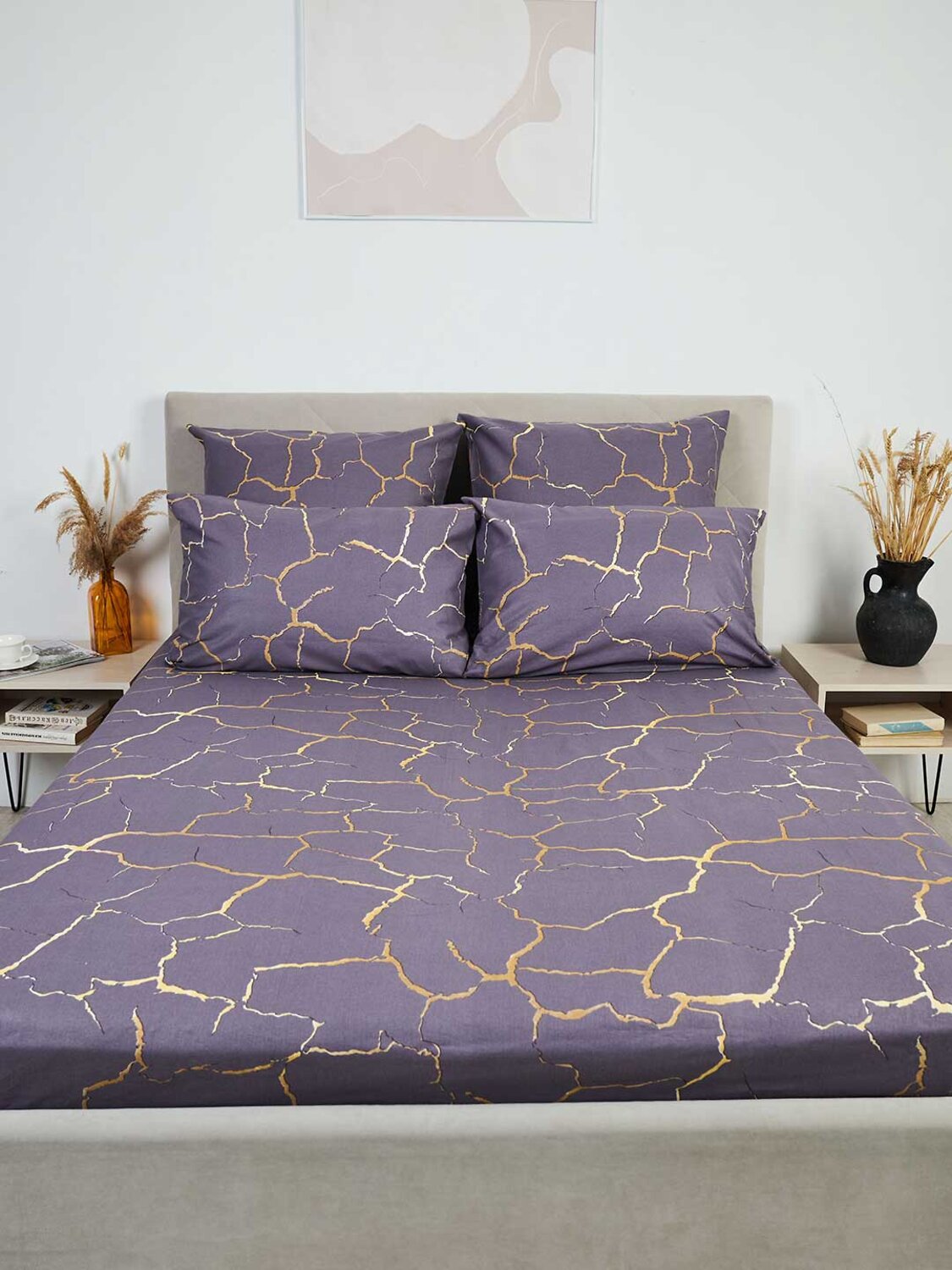 Текс-плюс Простыня 582927 НФ-00154593 Кракле, цвет серый