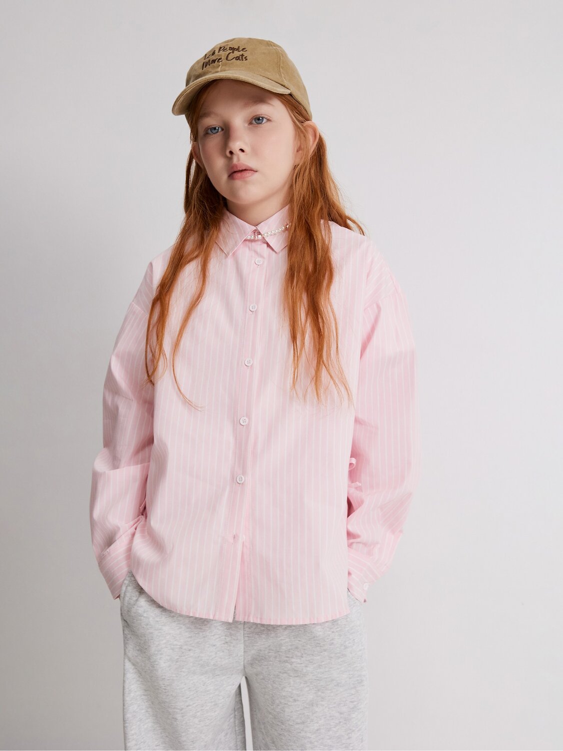 Acoola Блузка 582931 20210260154 розовая полоска