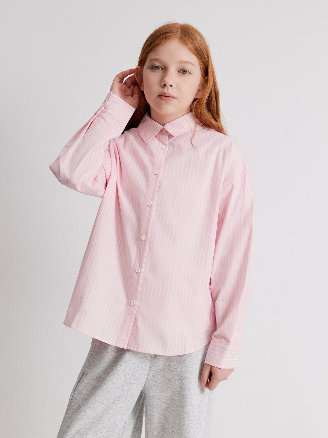 Acoola Блузка 582931 20210260154 розовая полоска