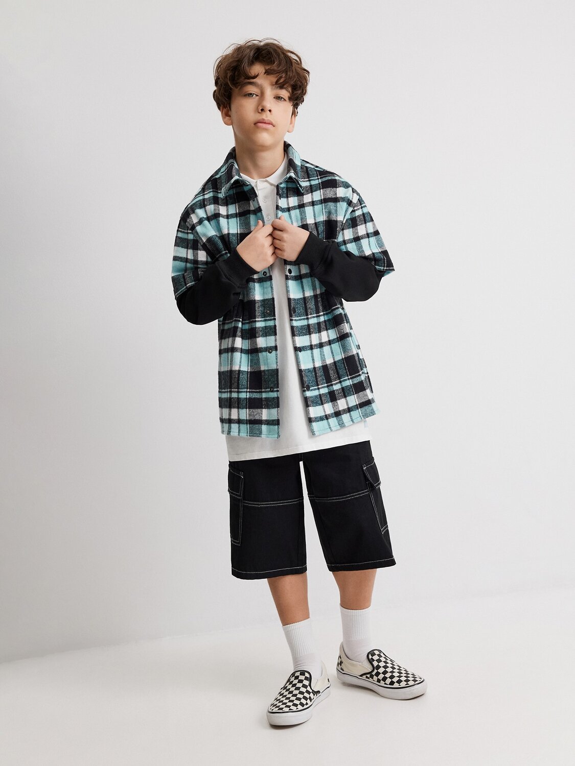 Acoola Куртка 582937 20110280222 синяя клетка