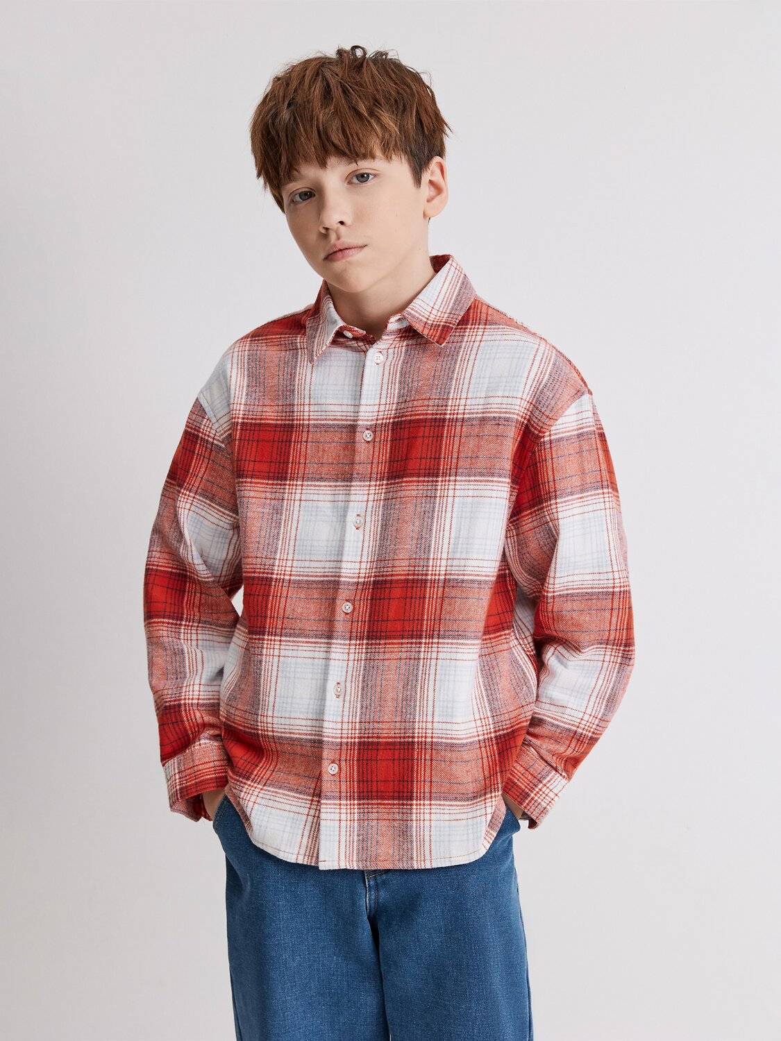 Acoola Сорочка 583006 20130280042 красная клетка