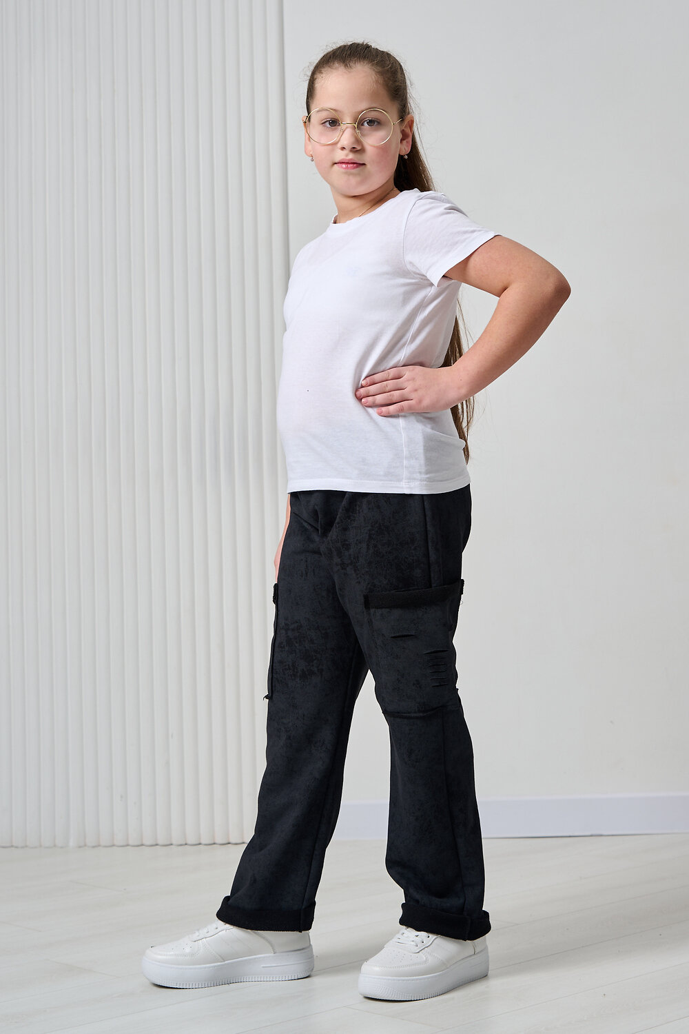 Натали Брюки 583084 67195 черный винтаж