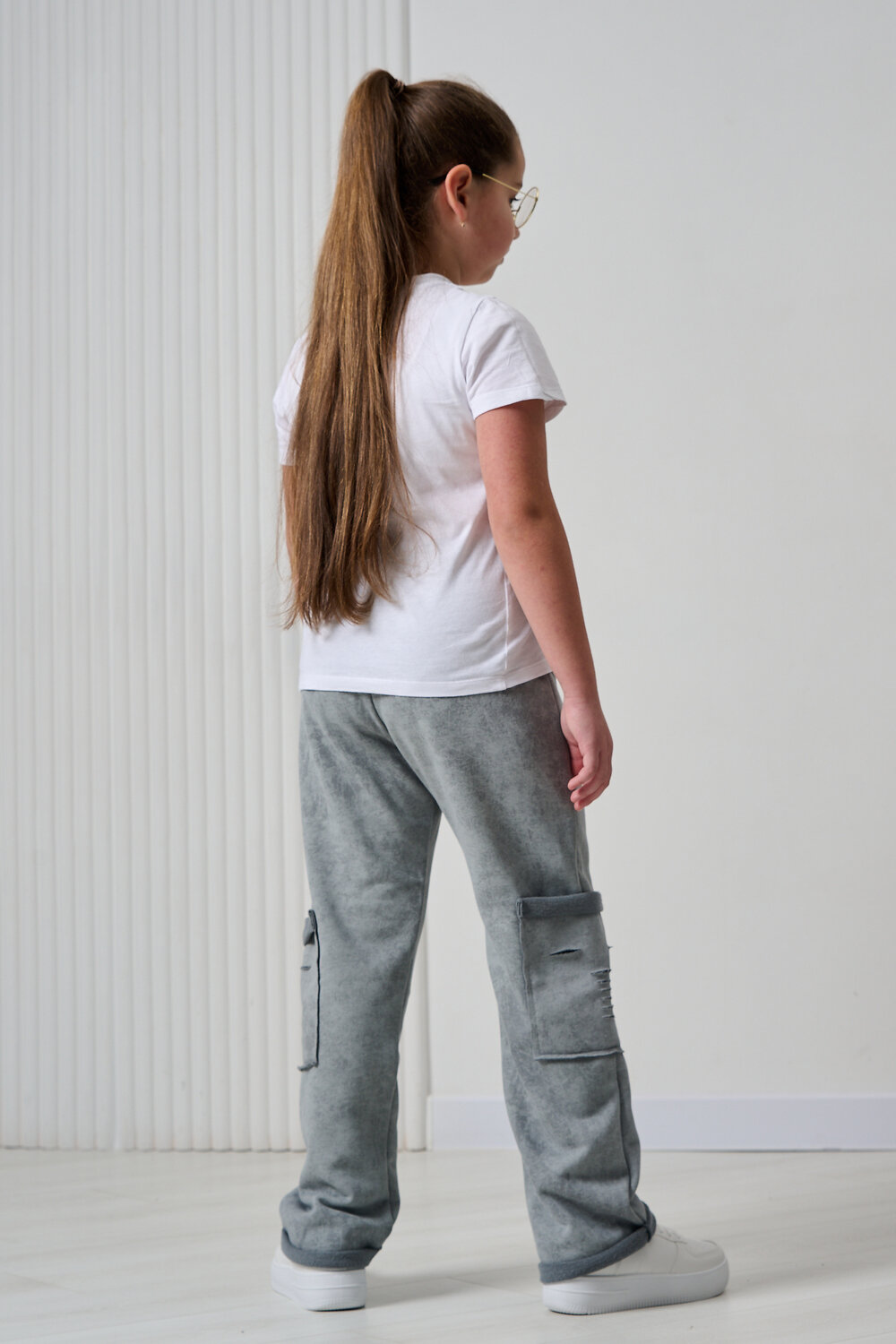 Натали Брюки 583085 67195 серый винтаж