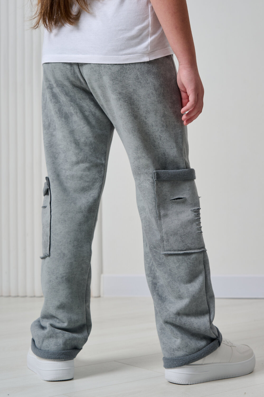 Натали Брюки 583085 67195 серый винтаж