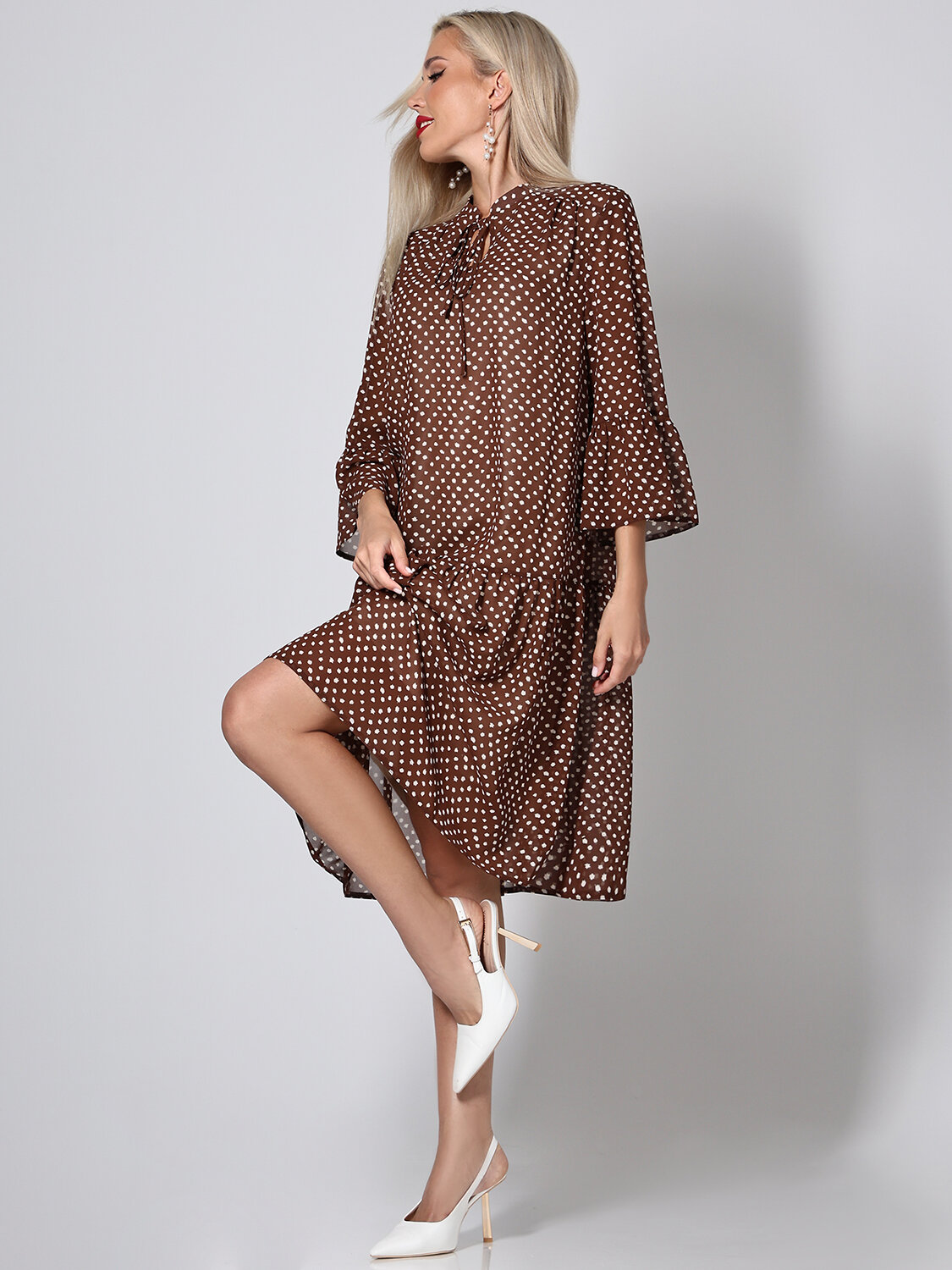 DStrend Платье 583092 ПМ-0956 Коричневый