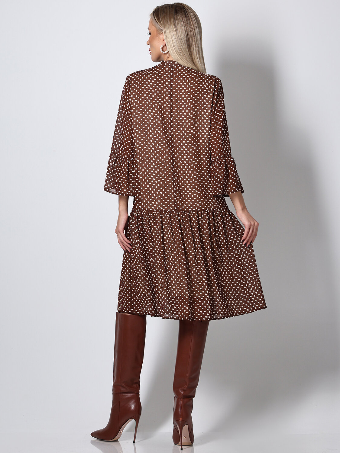 DStrend Платье 583092 ПМ-0956 Коричневый