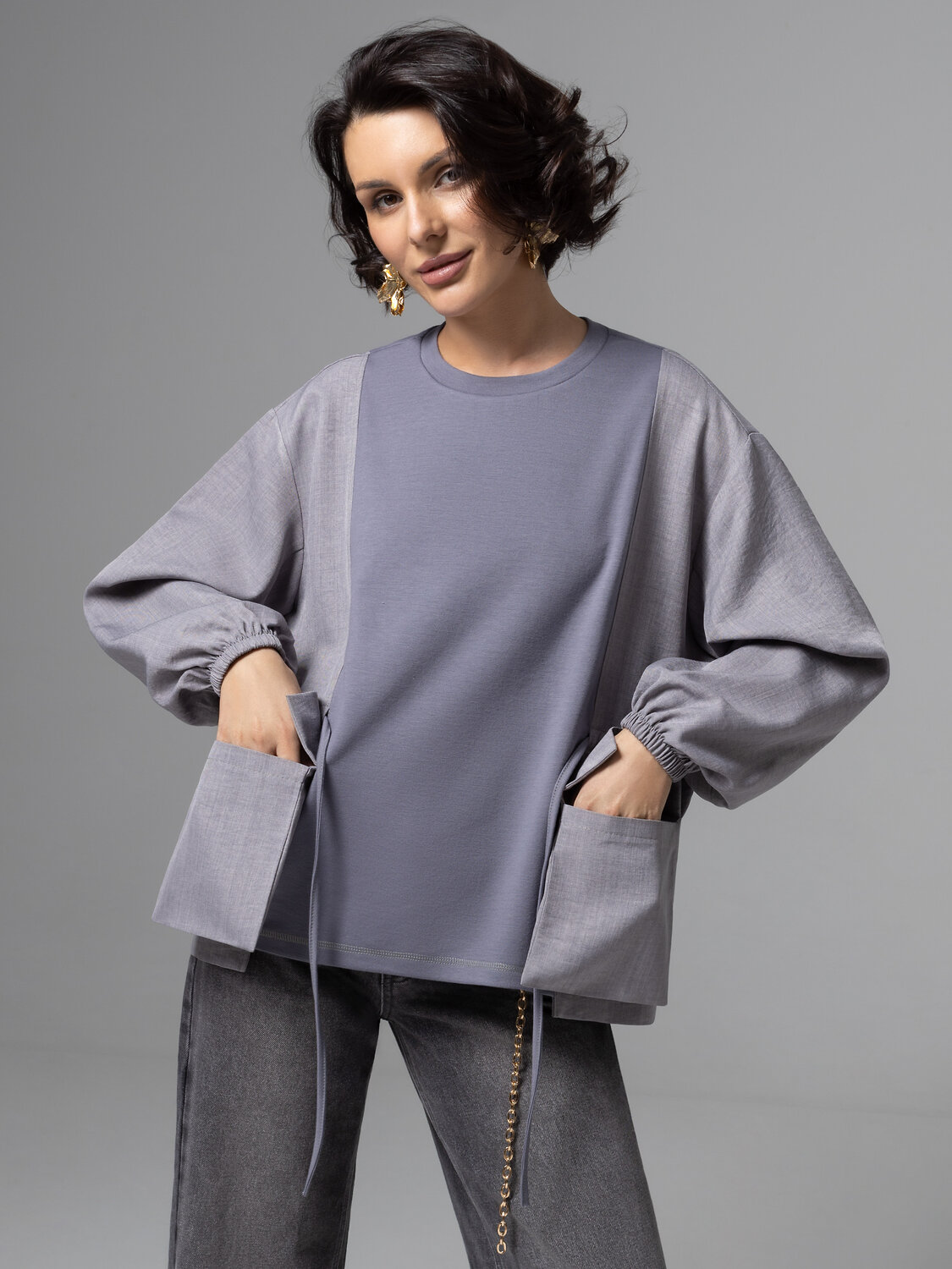 CHARUTTI Свитшот 583099 12573 Серый