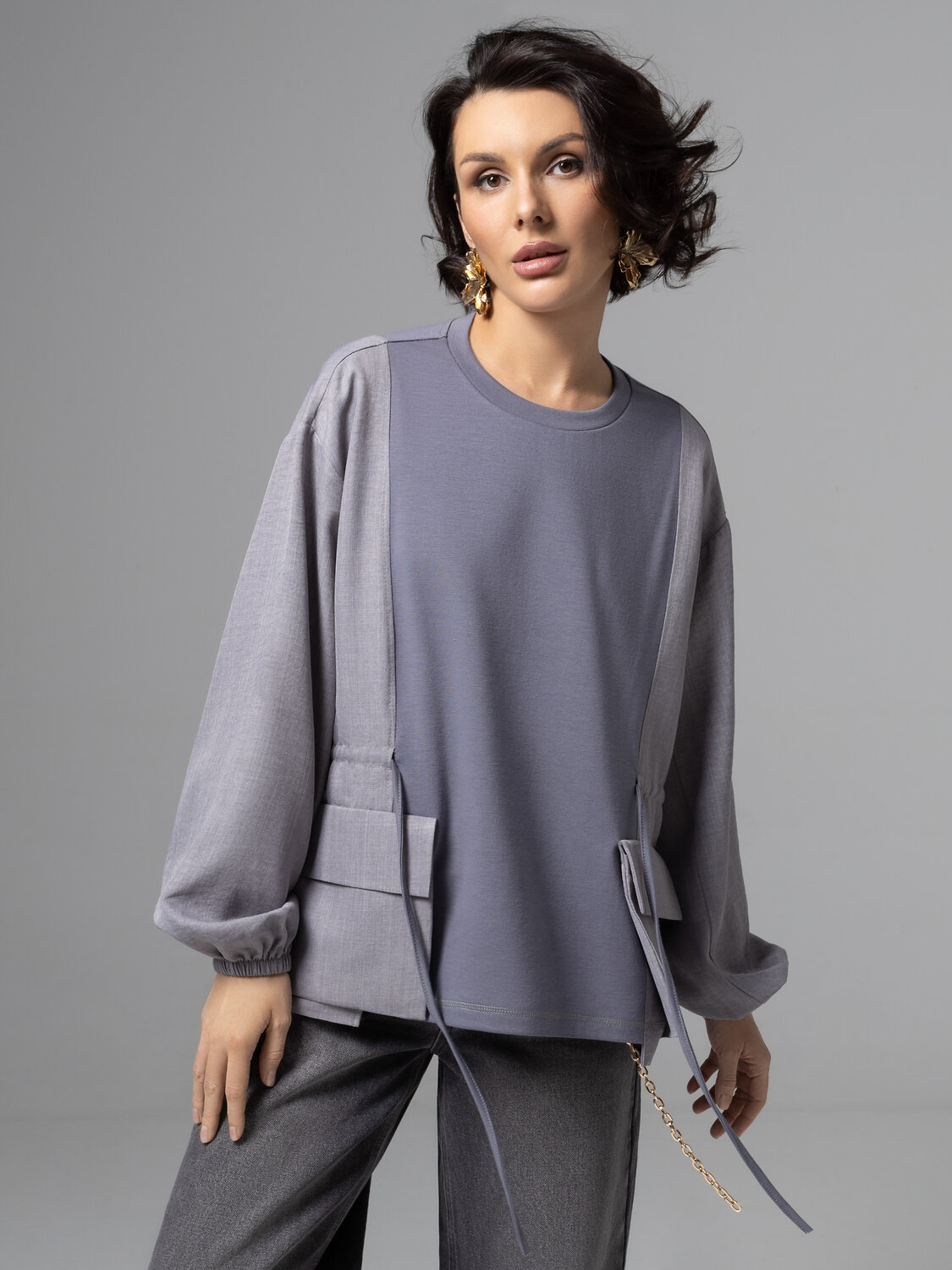 CHARUTTI Свитшот 583099 12573 Серый