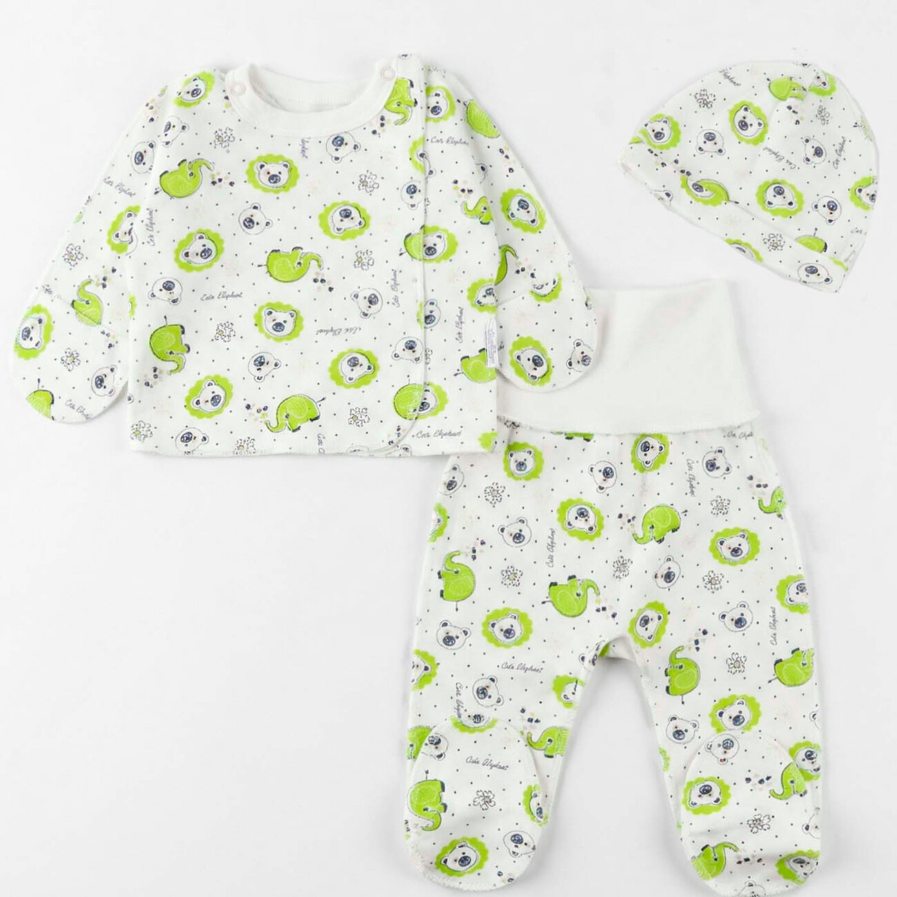 YOULALA Комплект 583118 6758200203 салатовый/белый