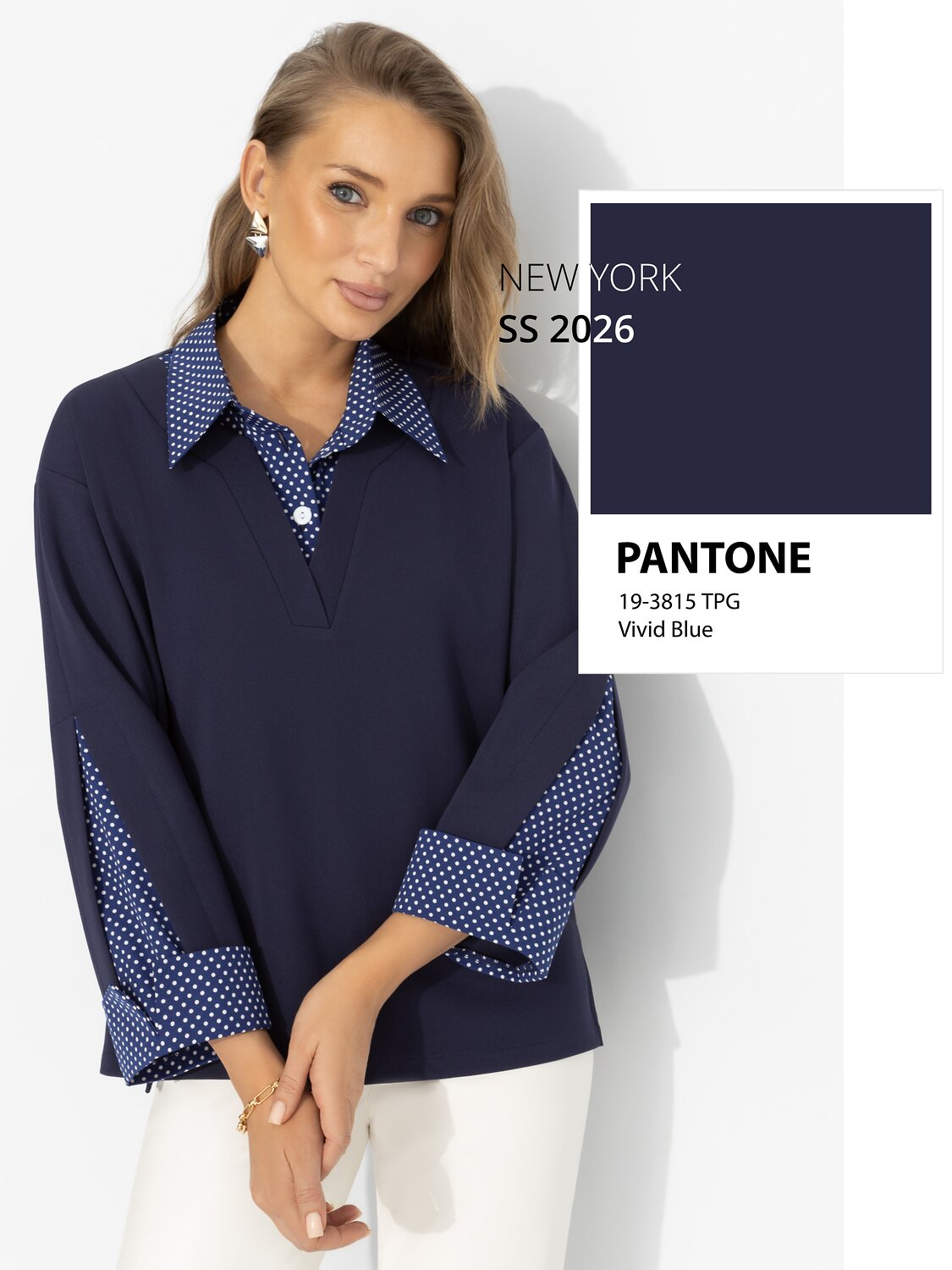 CHARUTTI Блуза 583141 12631 Синий