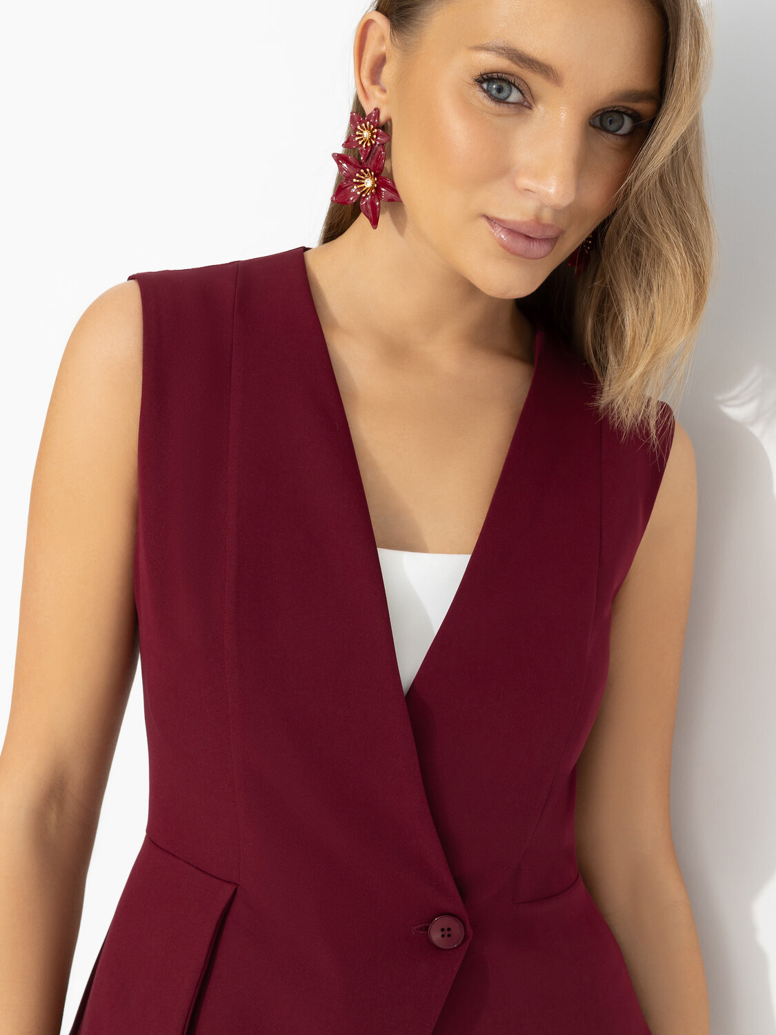 CHARUTTI Жилет 583147 12642 Бордовый