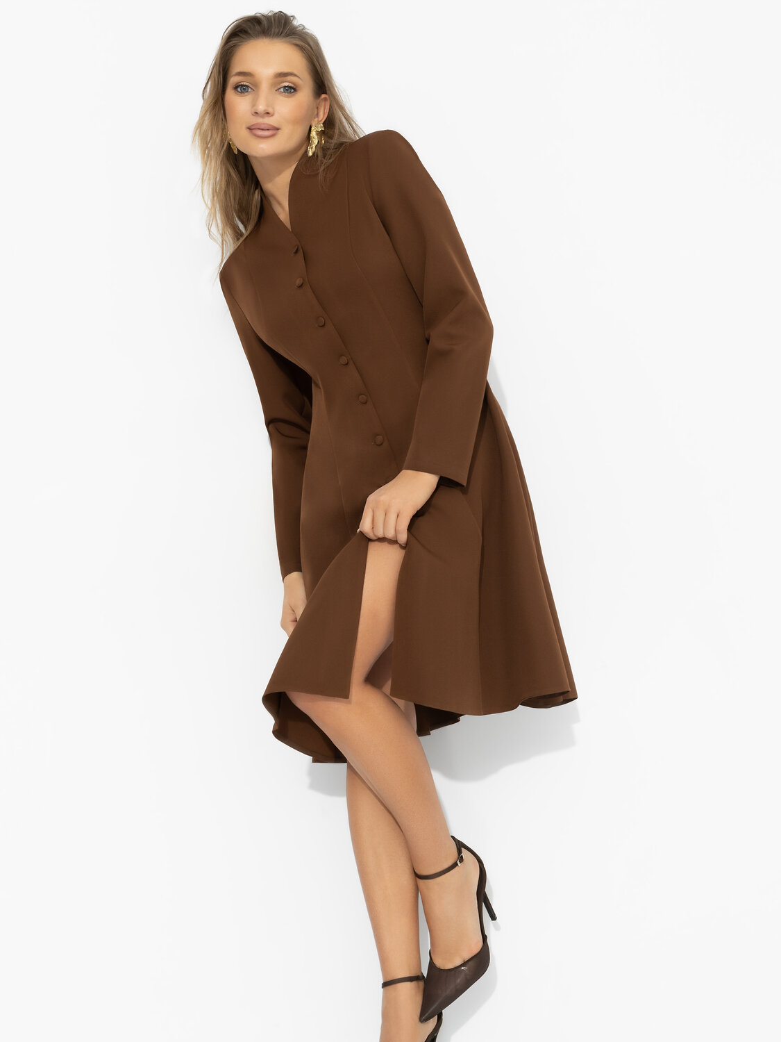 CHARUTTI Платье 583151 12663 Коричневый