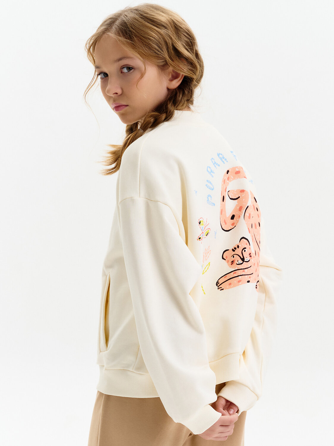 PELICAN Толстовка 583157 GFX3390U Молочный