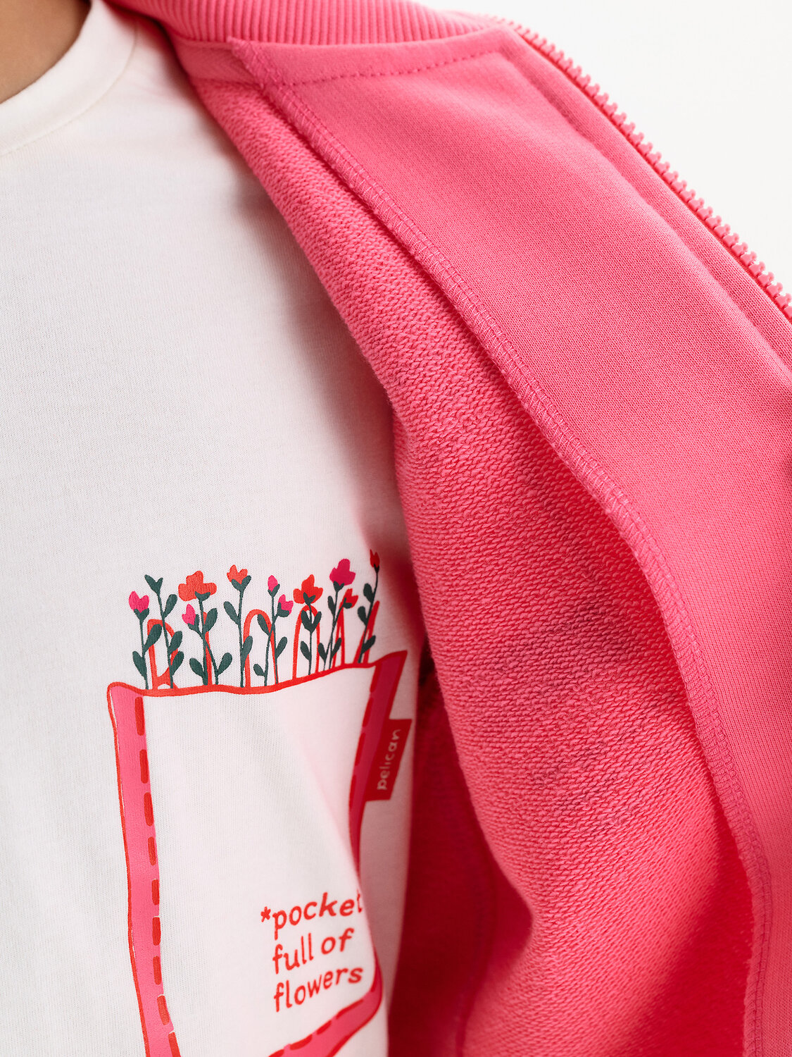 PELICAN Толстовка 583159 GFXS3388U Розовый