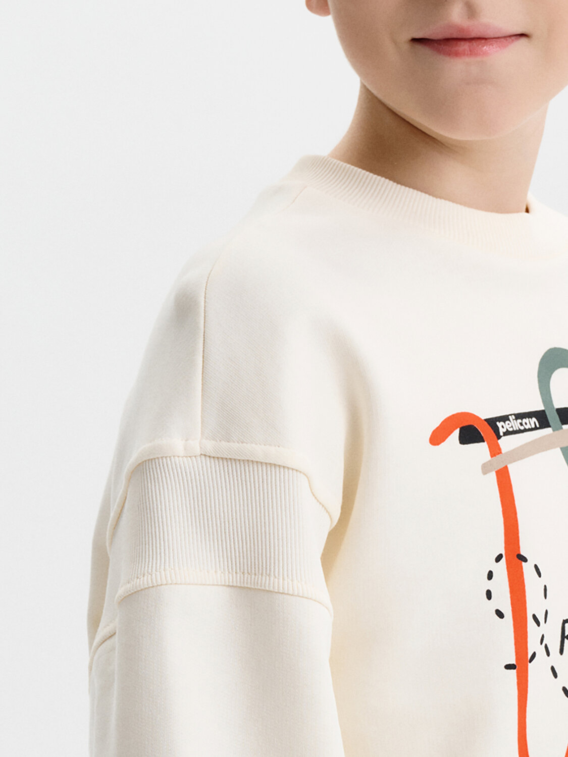 PELICAN Толстовка 583165 BFN3388/1U Молочный