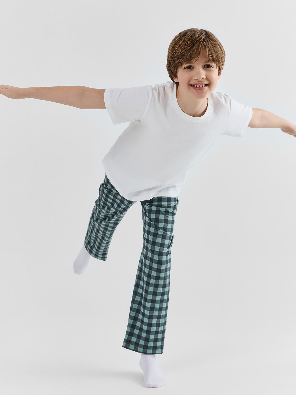 MARK FORMELLE Брюки 583174 583001 зеленая клетка