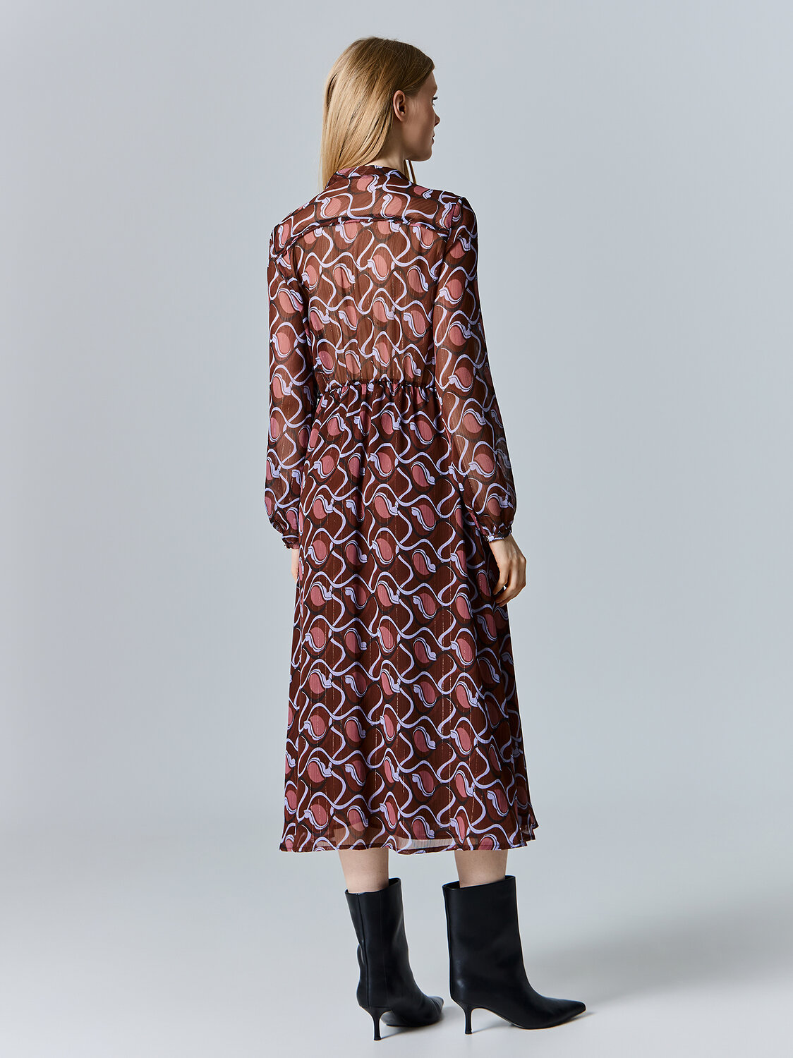 MARK FORMELLE Платье 583235 154027 абстракция на бордо