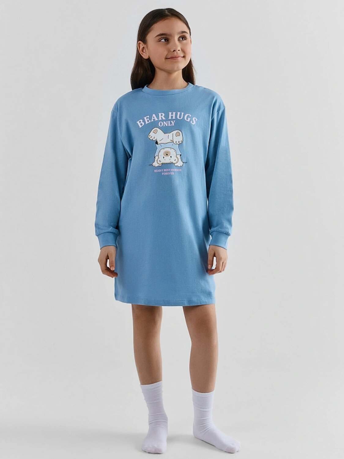 MARK FORMELLE Сорочка 583308 577718 сине -голубой +печать