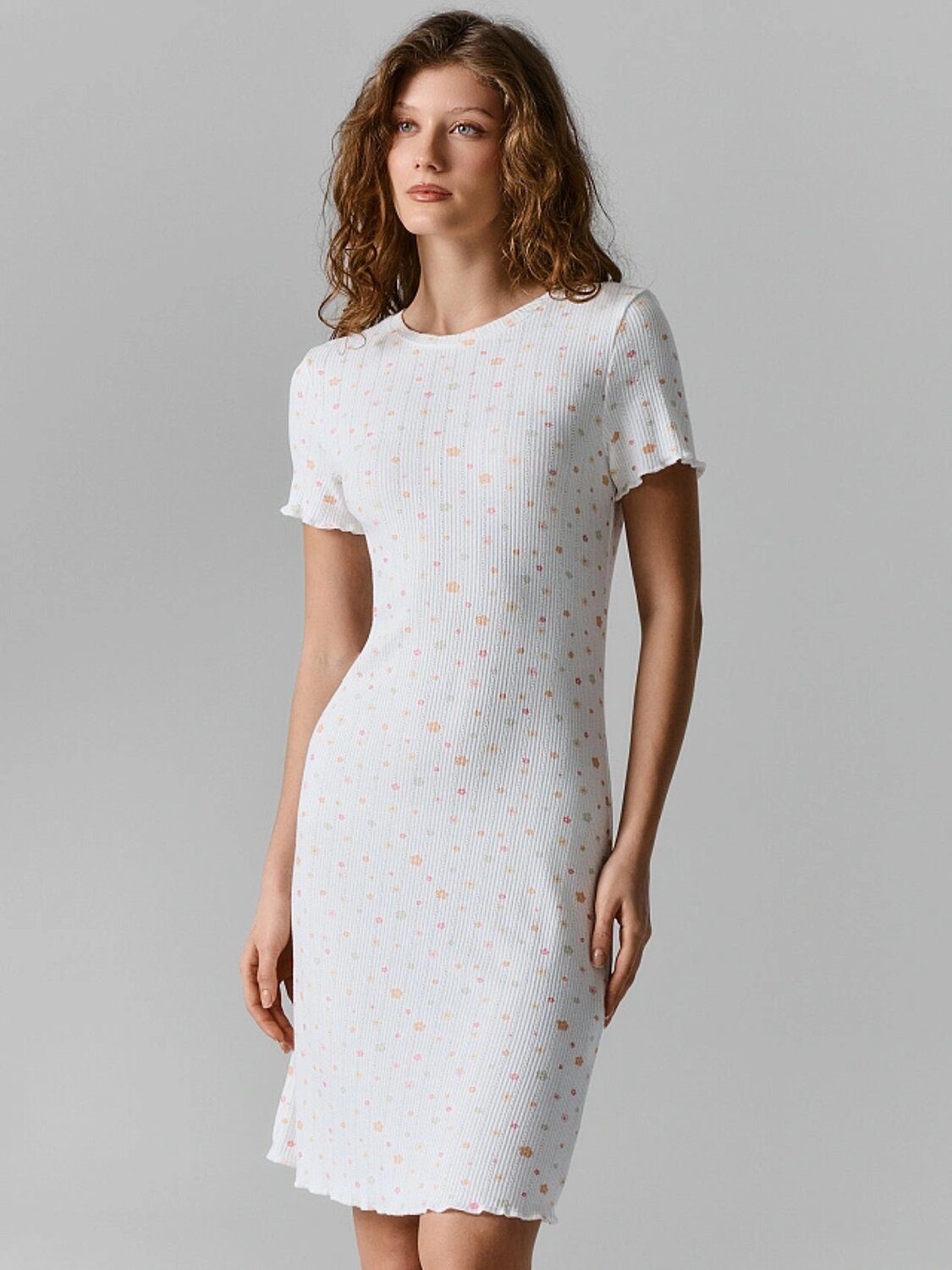 MARK FORMELLE Сорочка 583311 572405 цветы на белом