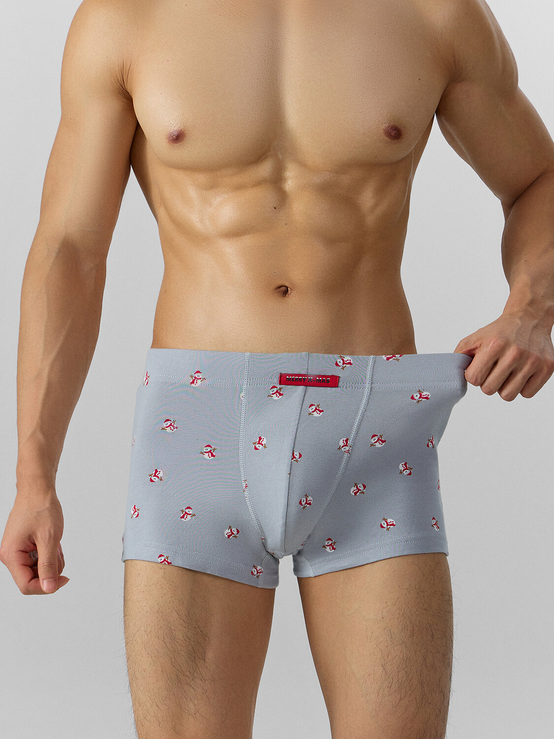 MARK FORMELLE Трусы 583336 411230 снеговики на сером
