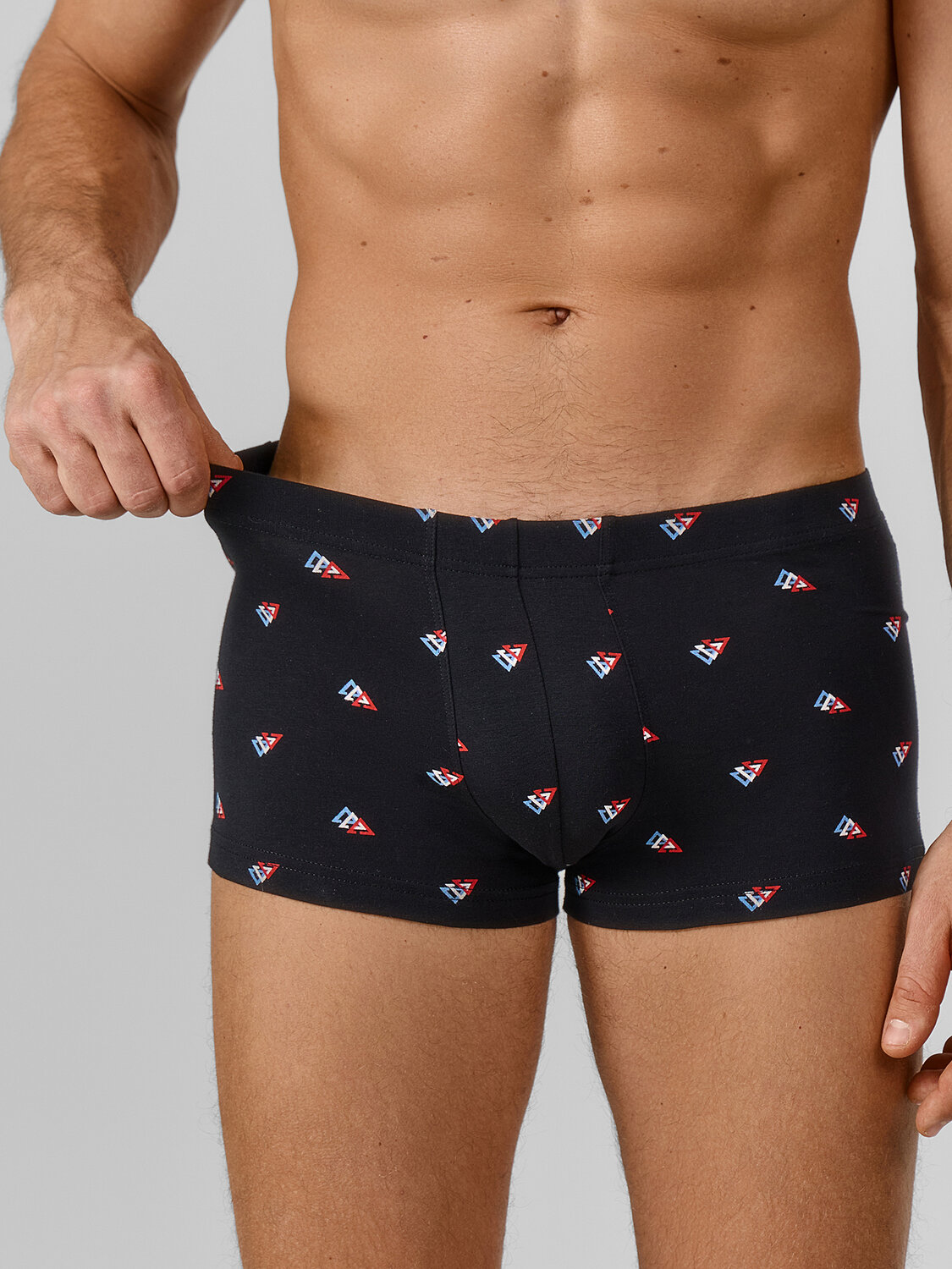 MARK FORMELLE Трусы 583340 411229-2 узор на черном +пыльный.голубой