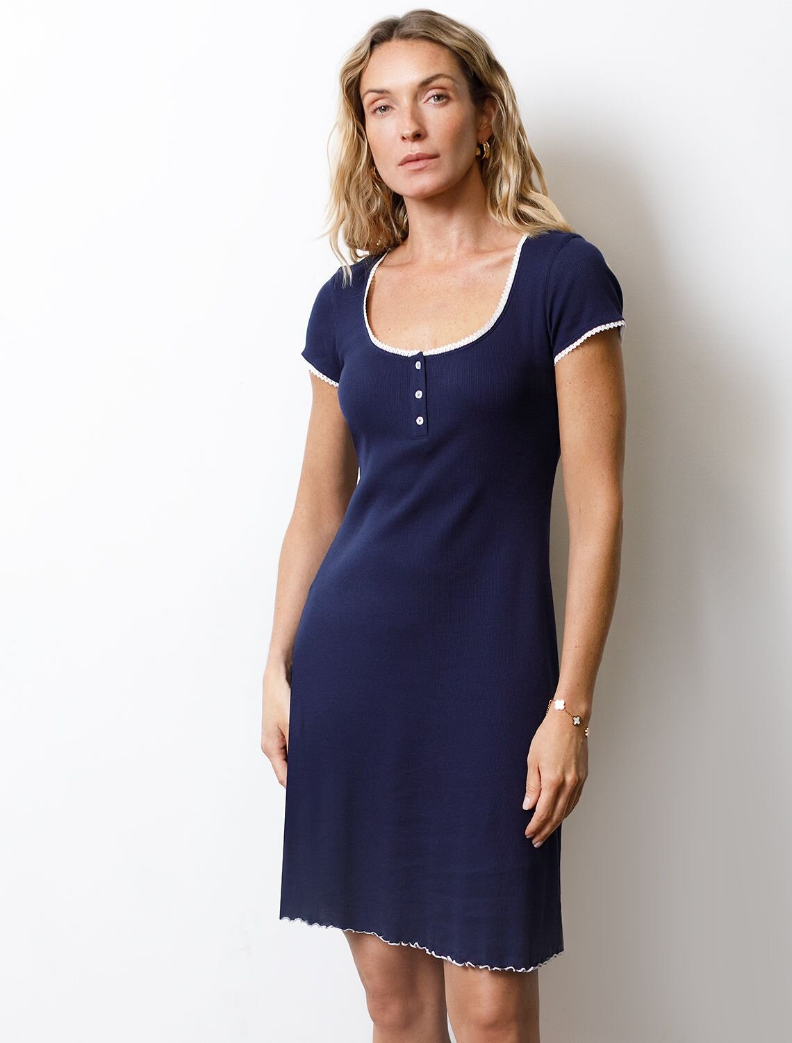 VILATTE Платье 583364 D42.119 т.синий