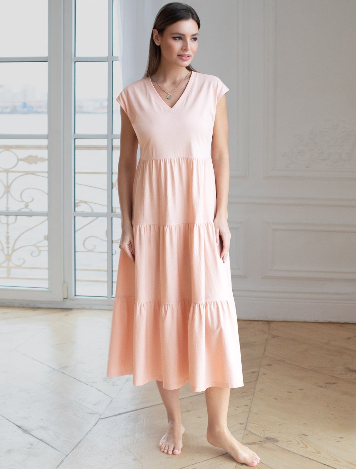 VILATTE Платье 583369 D42.123 пудра