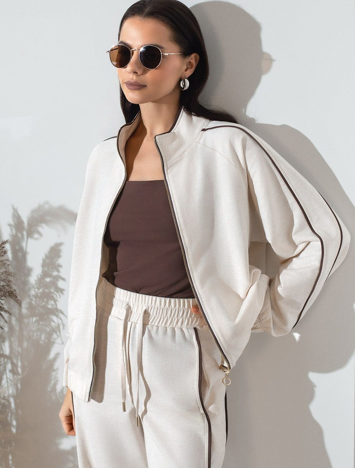 VILATTE Джемпер 583409 D49.138 овсяный меланж