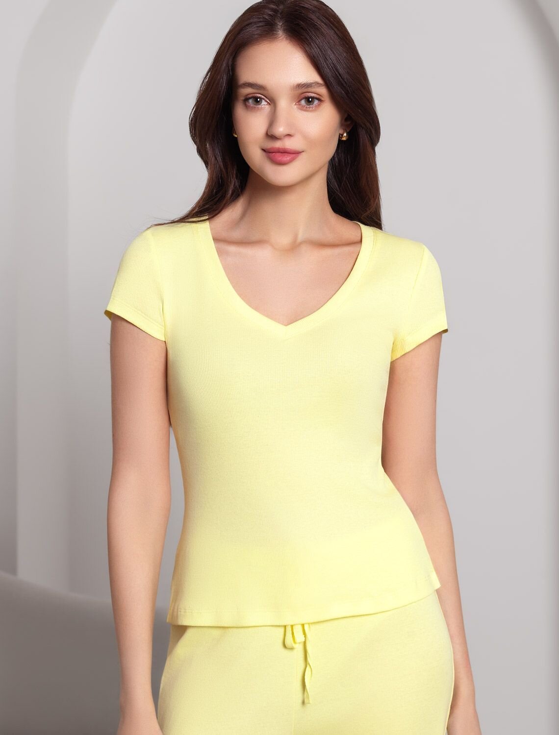 VILATTE Футболка 583421 D49.150 лимонный