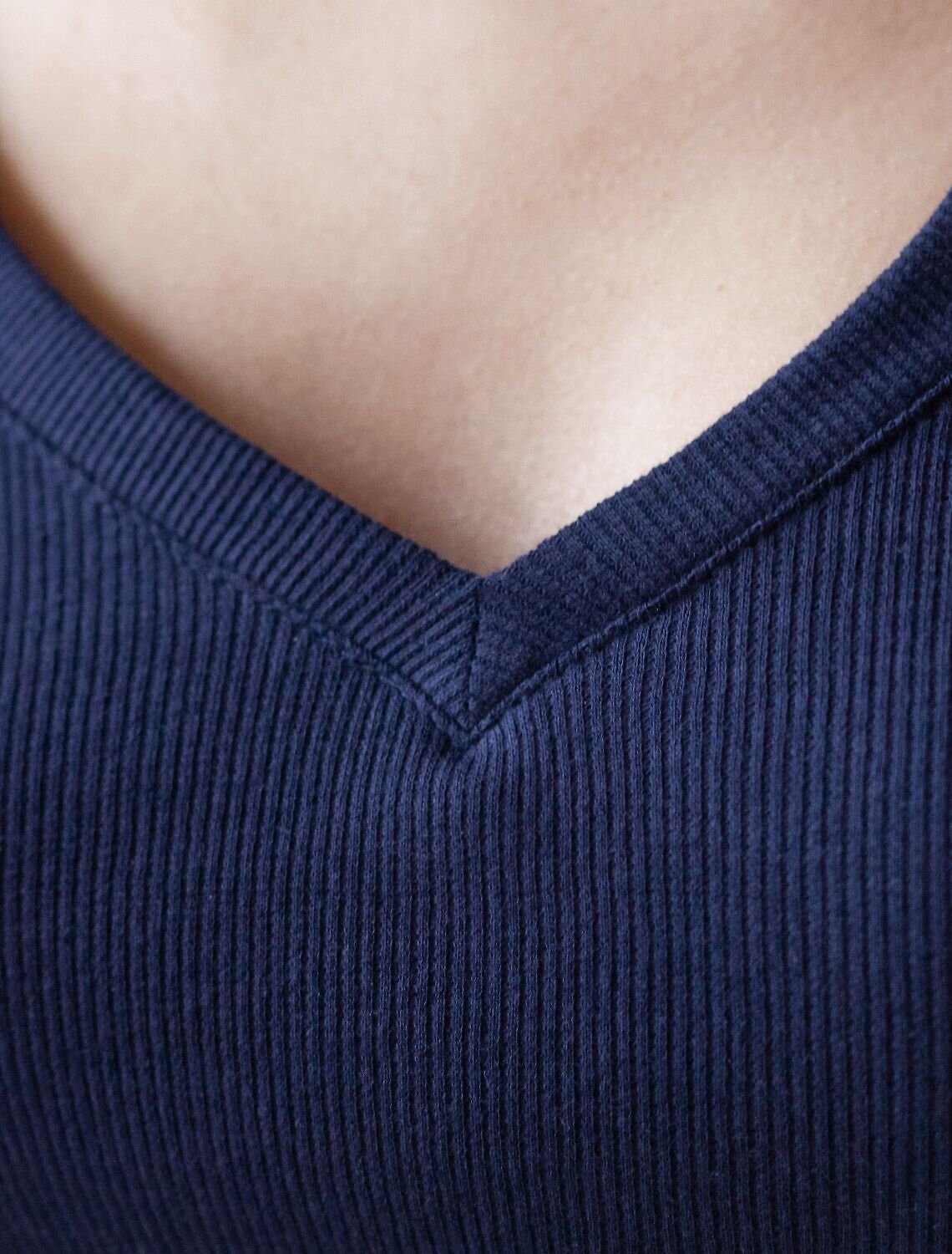 VILATTE Футболка 583423 D49.150 т.синий